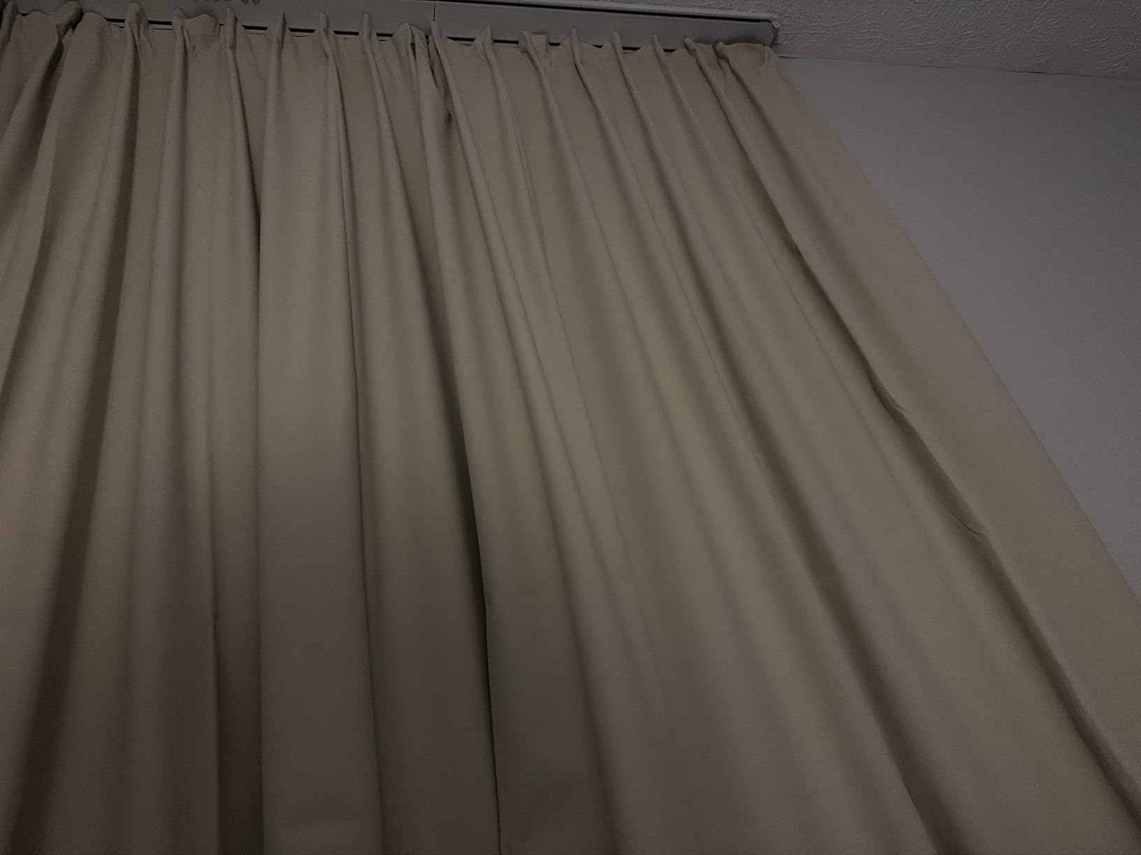 Double Row Curtain Track Ceiling Mounted, Silent Heavy Duty Curtain Track System, Sliding Rails for Curtains, Room Divider for Bedroom Living Room Hospital (Track Ships in Sections with Connectors) customer photo 2