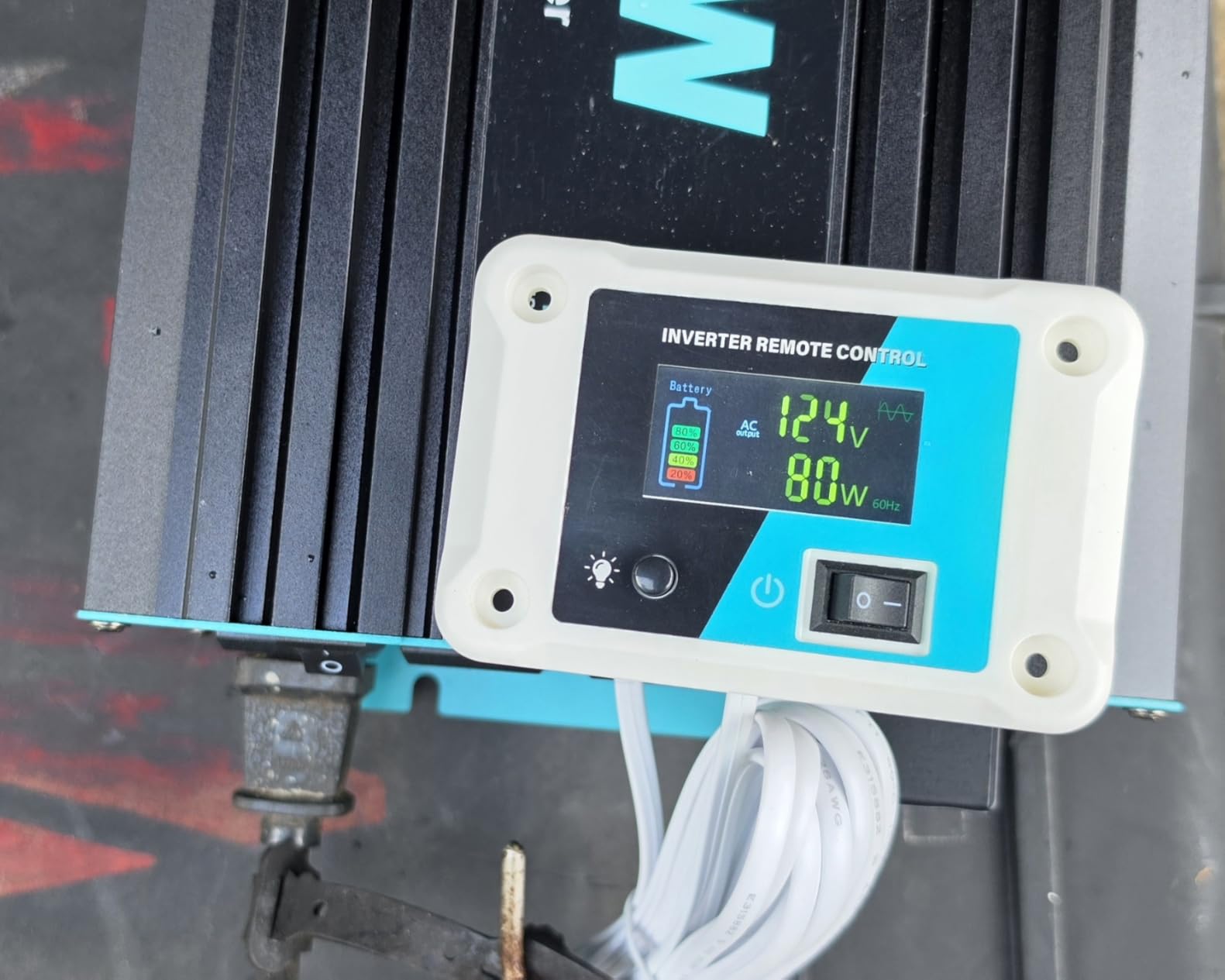 2000 Watt Inverter, 12V DC to 120V AC Pure Sine Wave 4000W Surge | Power Inverters with Remote Control, 3 AC Outlets, 30W USB-C, 5V/3.1A USB, Hardwire Port, for Solar, RV, Truck, Car, Vehicles customer photo 2