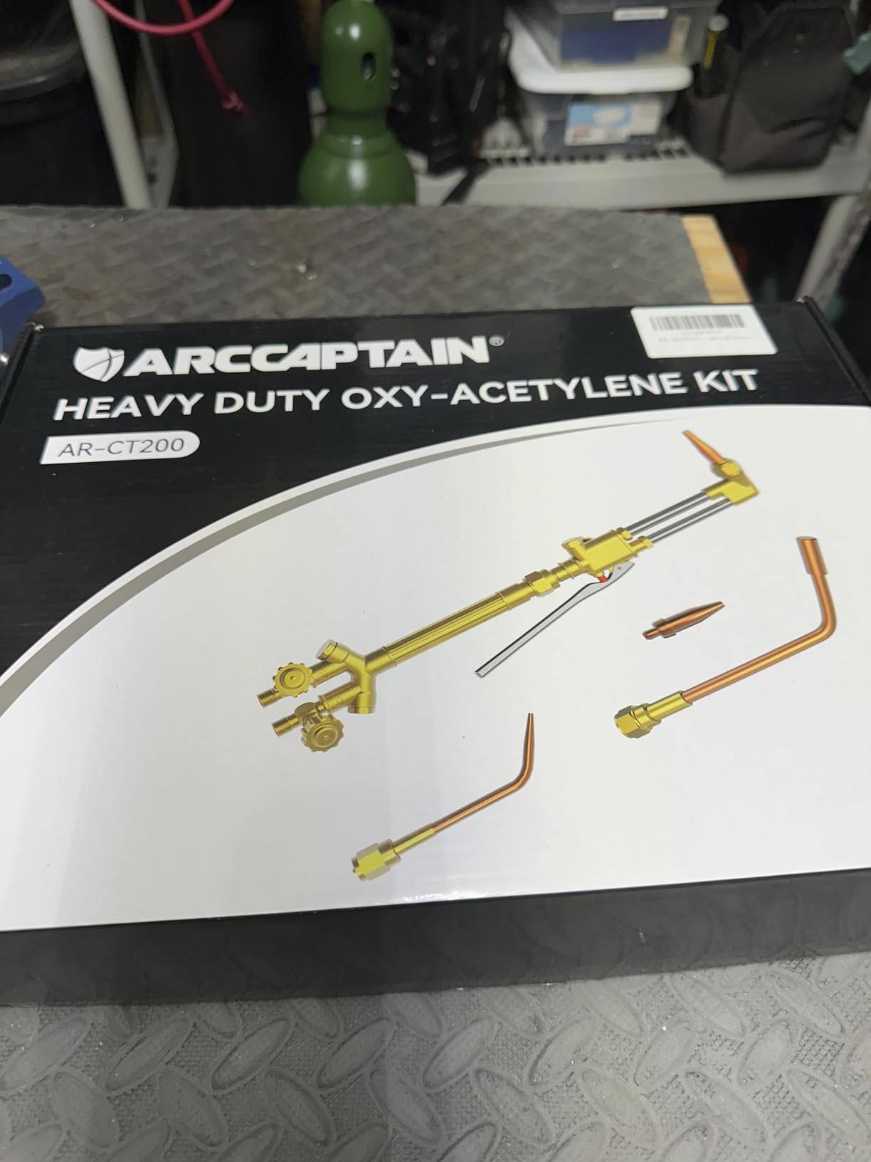 ARCCAPTAIN Heavy Duty Oxy Acetylene Cutting Torch Kit with Check Valve | CA2460 Attachment / Heavy Duty / 1-101 Cutting Tip / 8-MFA Heating Nozzle customer photo 1