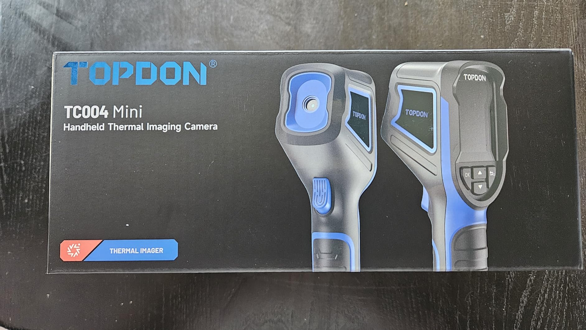 TOPDON TC004 Mini Thermal Imaging Camera, 240 x 240 TISR Resolution, 15-Hour Battery Life, 128 x 128 IR Resolution, 25Hz Handheld Infrared Camera with High/Low Temp Alerts, Auto Shutdown- Blue customer photo 2