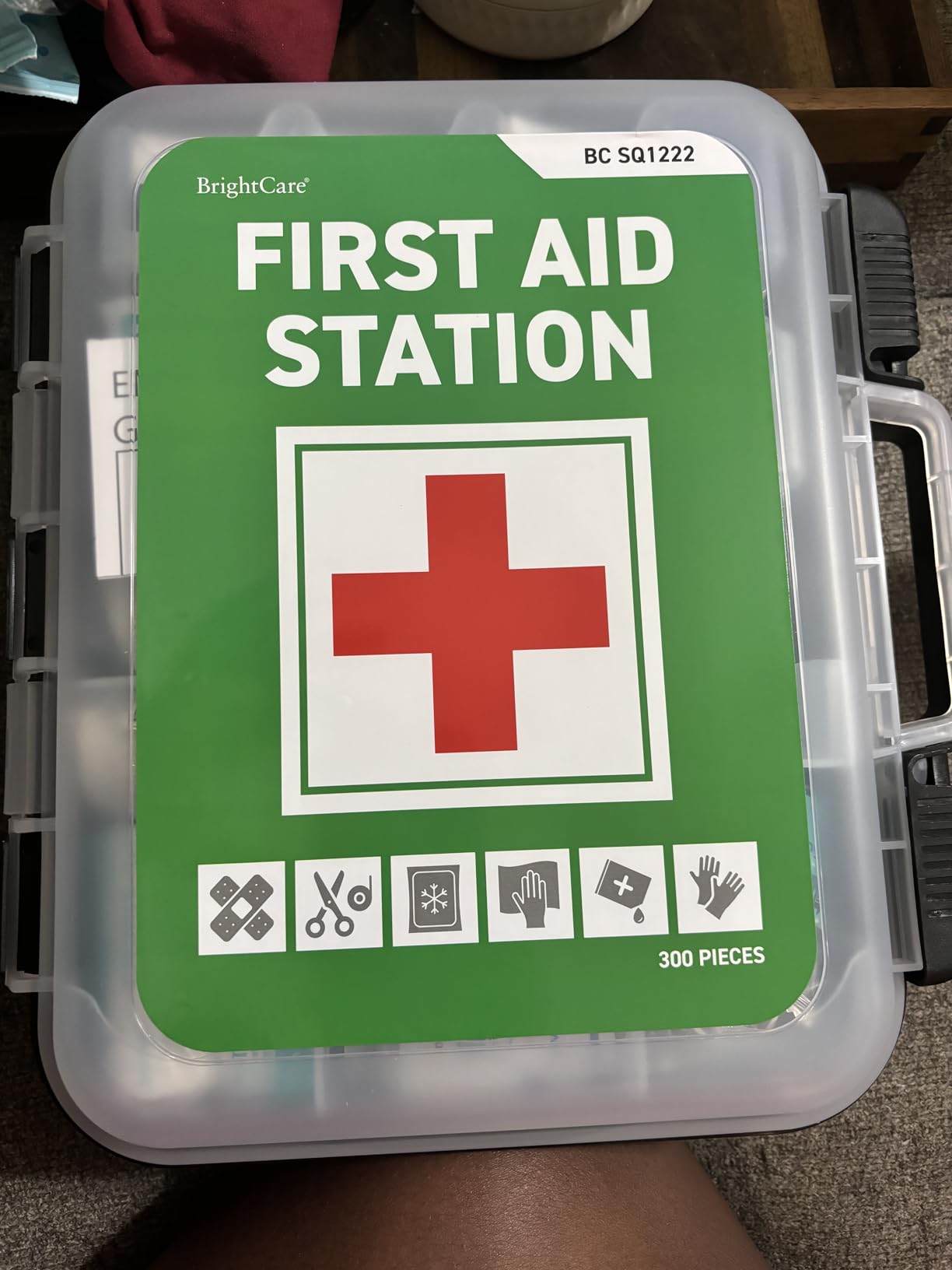 Large First Aid Kit Cabinet, Wall Mountable & Portable, OSHA Compliant | Tilting Shelves, Mounting Hardware Included, For Business, Office, School, Warehouse & Workplace customer photo 2
