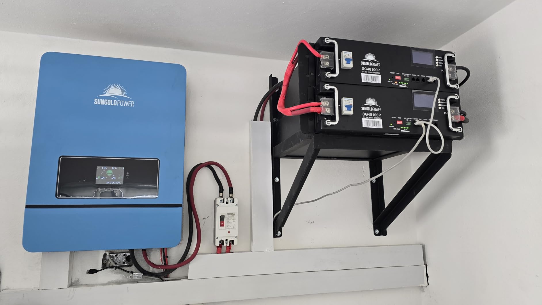SUNGOLDPOWER 10000W 48V Solar Inverter, Built-in 2 MPPTs, Max 200A Battery Charging, Split Phase AC Input/Output 120V/240V(settable),Pure Sine Wave (BMS COMM) UL1741 SPH10048P customer photo 2