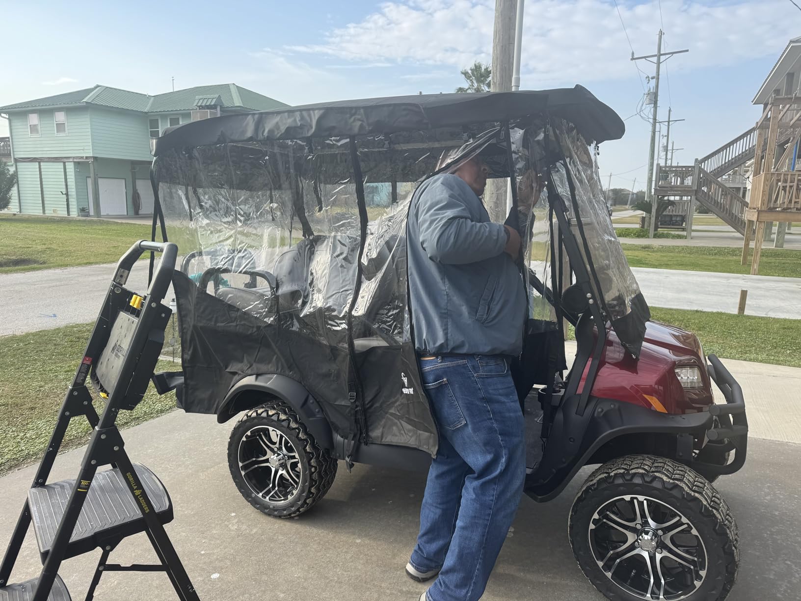 Golf Cart Enclosure 4 Passenger for Club Car Tempo Onward 88