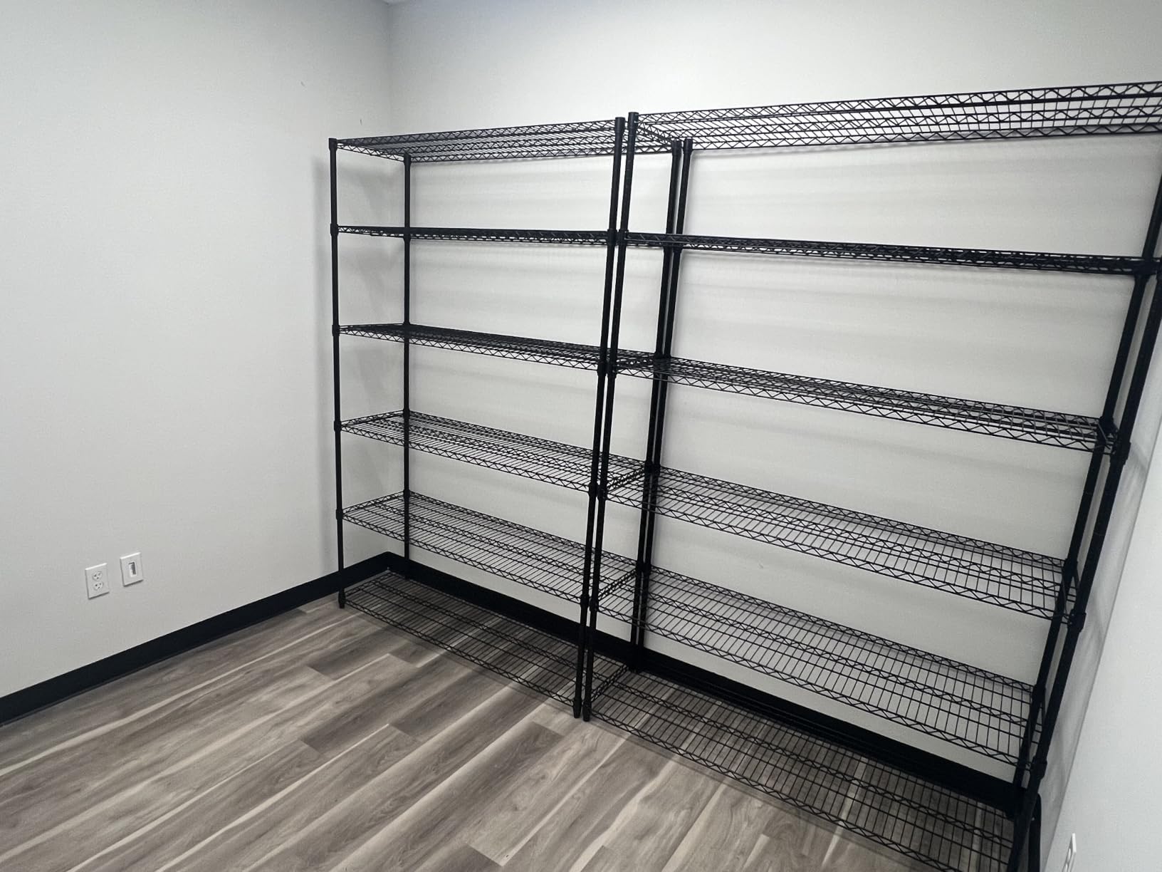 reibii 6-Tier Heavy Duty Wire Shelving Unit, 3840LBS Storage Shelf Rack | 3840 lbs capacity,commercial grade,25mm steel rods,3 reinforcing posts/layer,powder-coated,rust-proof,tool-free assembly customer photo 1