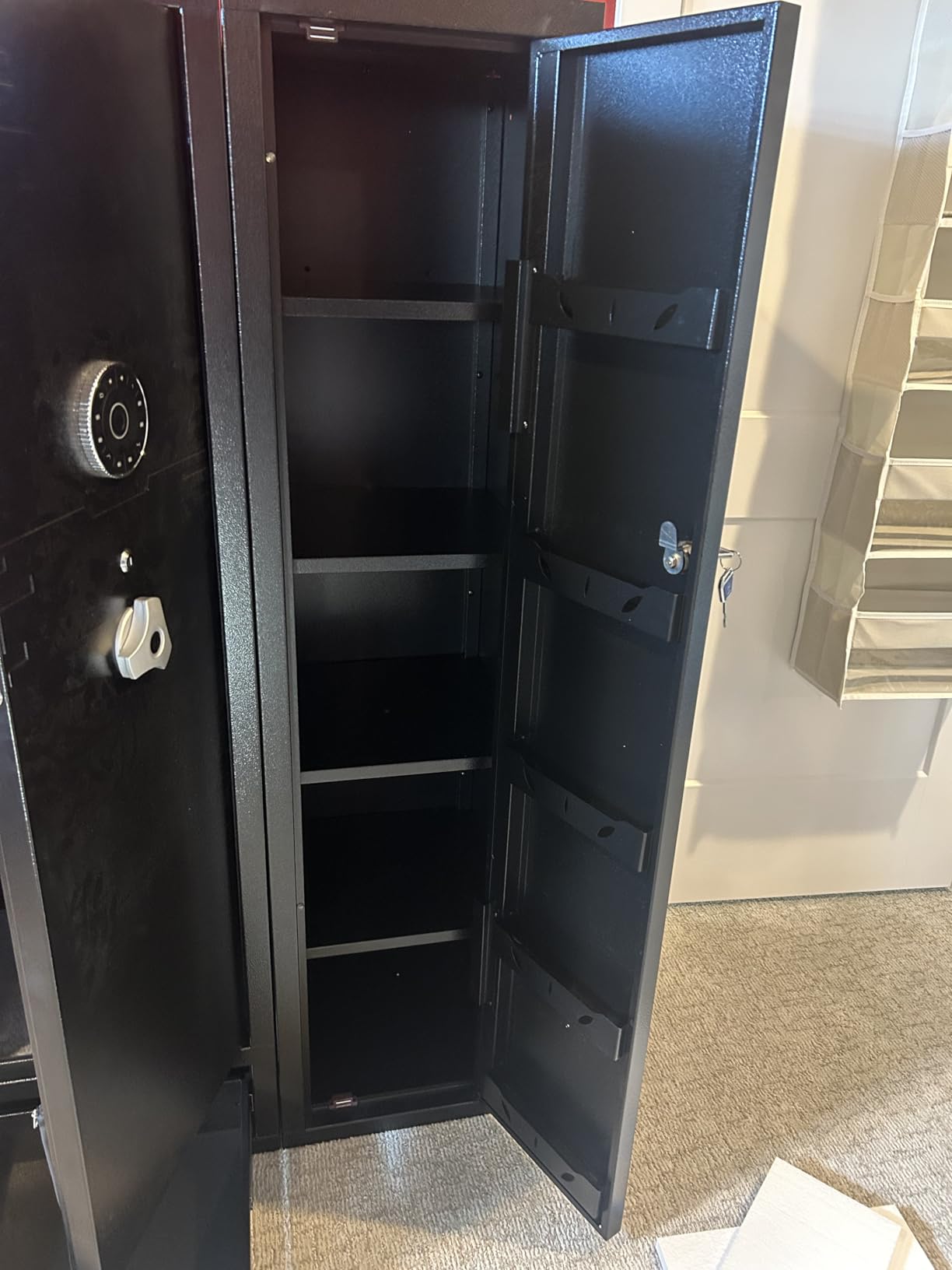 KAER Ammo Cabinet 59-Inch Tall Gun Cabinet Ammo Safe for Home Safes Use Quick Access with Ammunition Compartment and Removable Shelves Guns Accessories customer photo 2