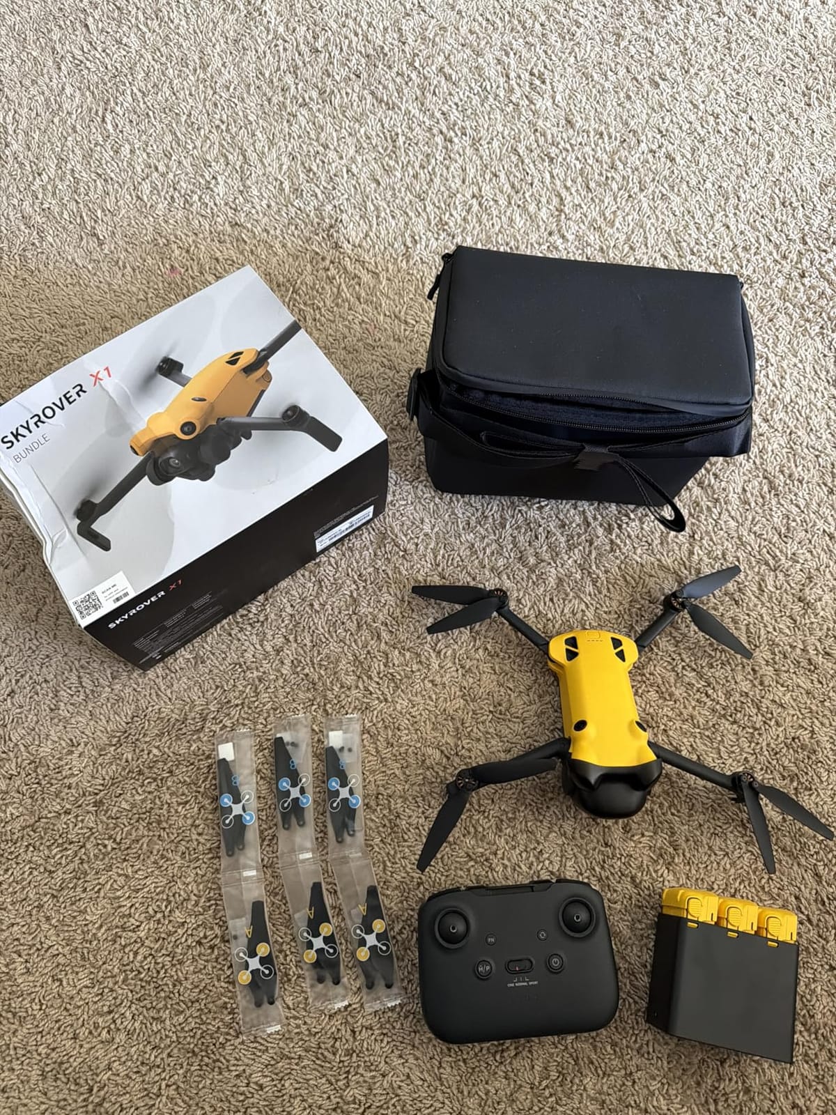 SKYROVER X1 Drone with Camera Combo for Adults, 4K/60fps Video, 8K Photo, 360° Obstacle Avoidance, Under 249g, 9.32-Mi Transmission, Vertical Shooting, AI Night Shot, 96-Min Flight Time with 3 Batteries customer photo 2