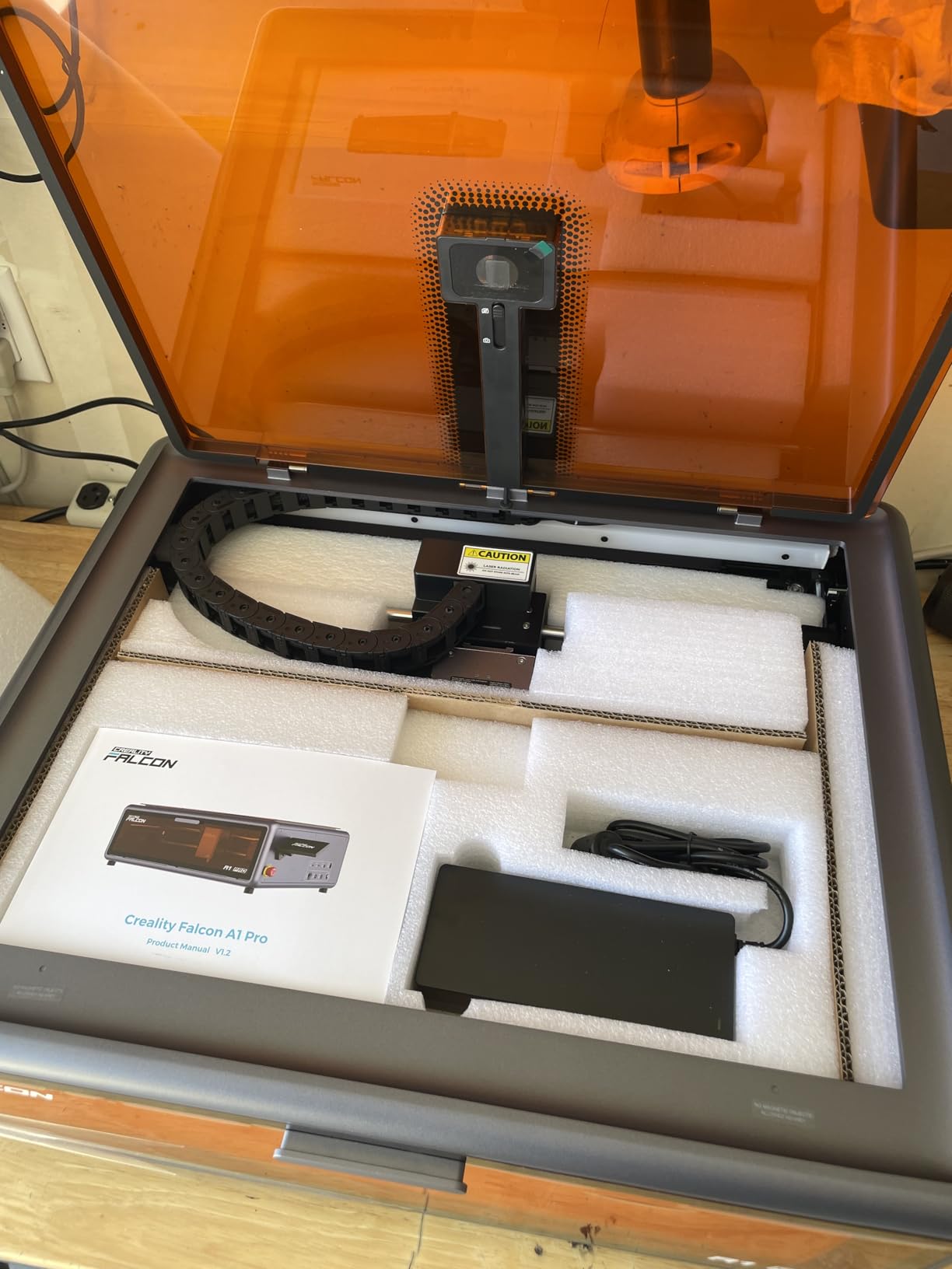 Creality Falcon A1 Pro 20W Laser Engraver, Full Enclosed 180W Output Laser Engraver Machine customer photo 2