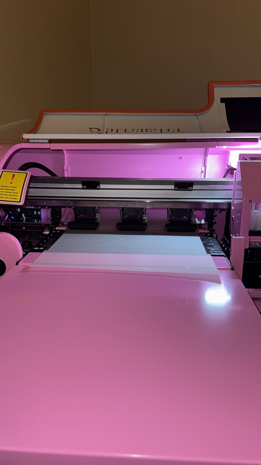 A3 M1630 Pro DTF Printer Combo with Shaker Dryer, Auto Cleaning | DTF printer + shaker dryer on mobile rack. Save floor space, easy move. Stable white ink circulation reduces clogging risk customer photo 1