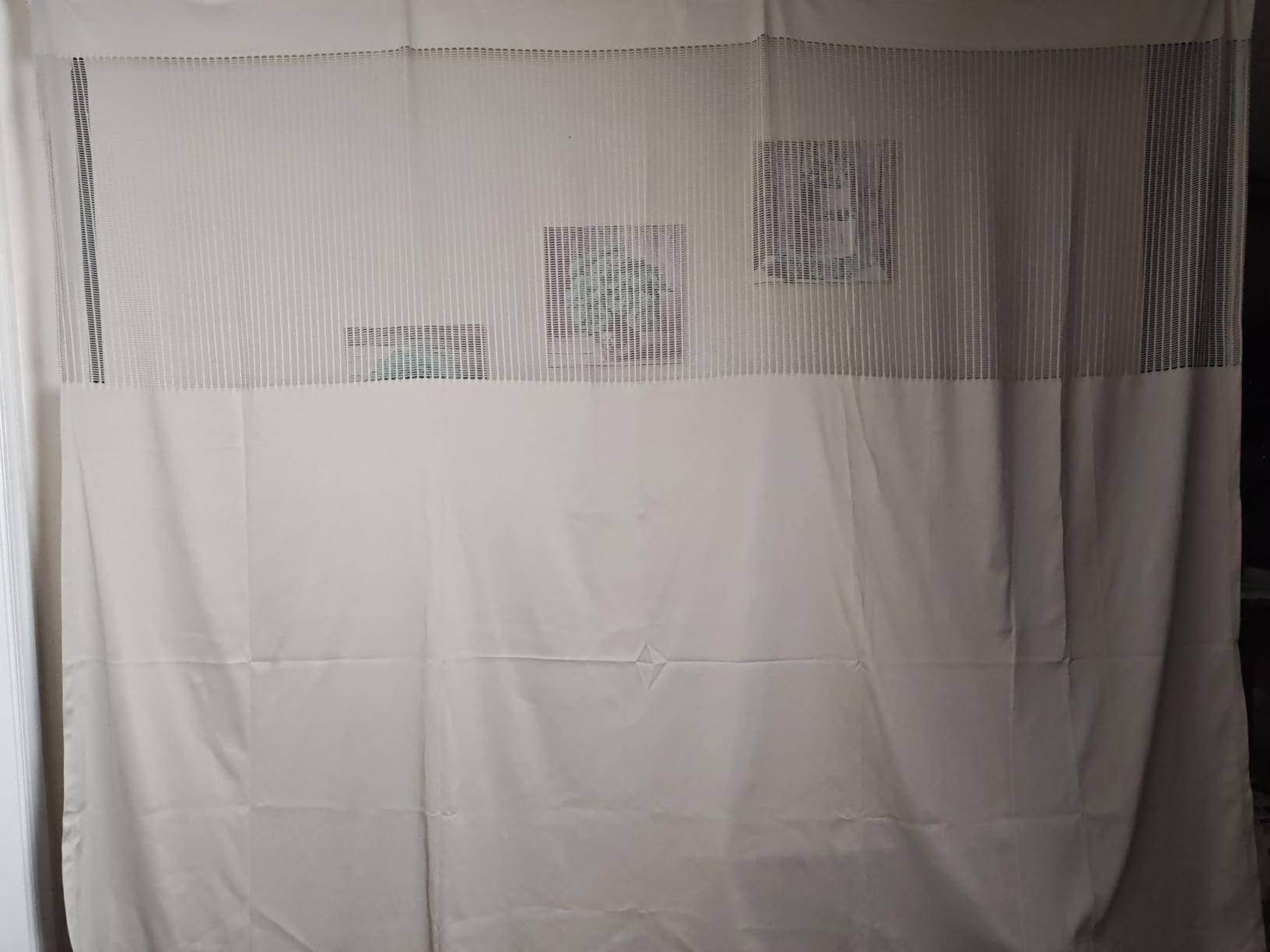 Privacy Screen Curtain with Tracks, Hospital Curtain Room Divider | Medical Privacy Screen with Mesh Top, Medical Blackout Curtain Flexible Tracks, for Bedroom Hospital School Privacy Partition customer photo 1