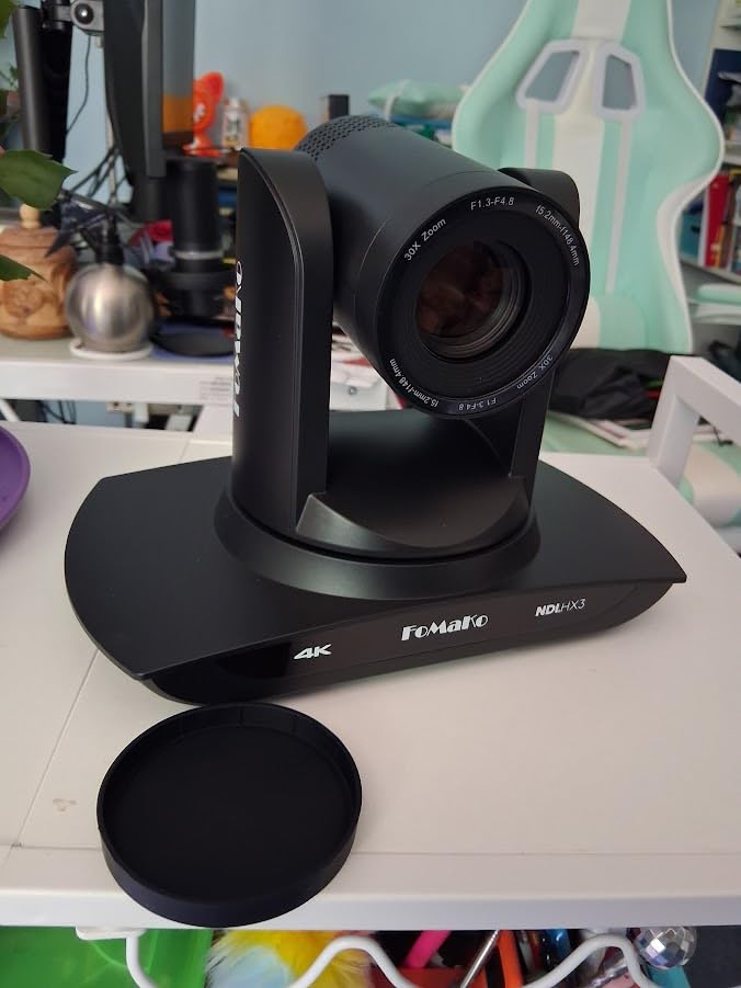 FoMaKo K30NS 4K 30x Optical Zoom PTZ Camera with NDI 6 & NDI HX3, AI Auto-Tracking Gen 3, 3G-SDI/LAN/USB3.0/HDMI - Professional Live Streaming Camera for Church, Worship, Education & Conference customer photo 1