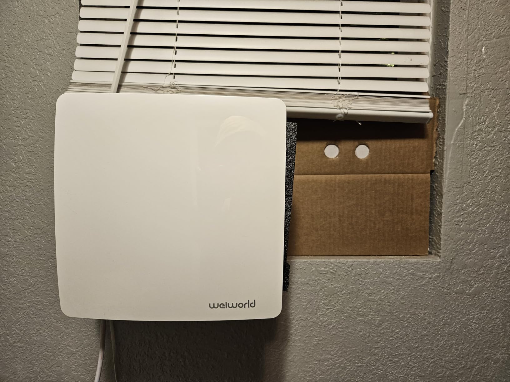 6 Inch Heat Recovery Ventilator with Ceramic Heat Exchanger | Wall-mounted fresh air system with WiFi and remote control; supply, exhaust and 65-second cycle modes for single rooms customer photo 1