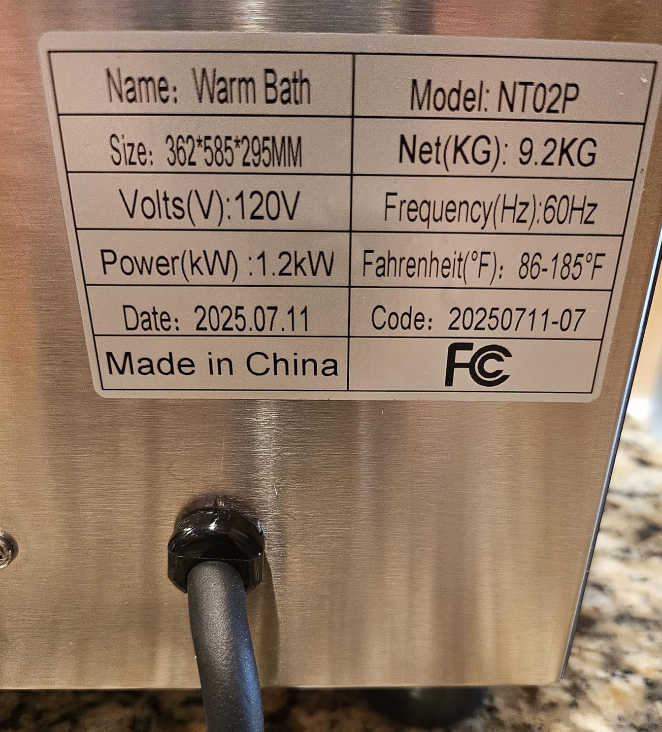 CAMMOO 20qt 2-in-1 Electric Soup Warmer and Steam Table Food Warmer, 1200W Stainless Steel Bain Marie Pot, 86~185°F Adjustable Temp, Commercial Soup Kettle for Catering Restaurant Buffet customer photo 1