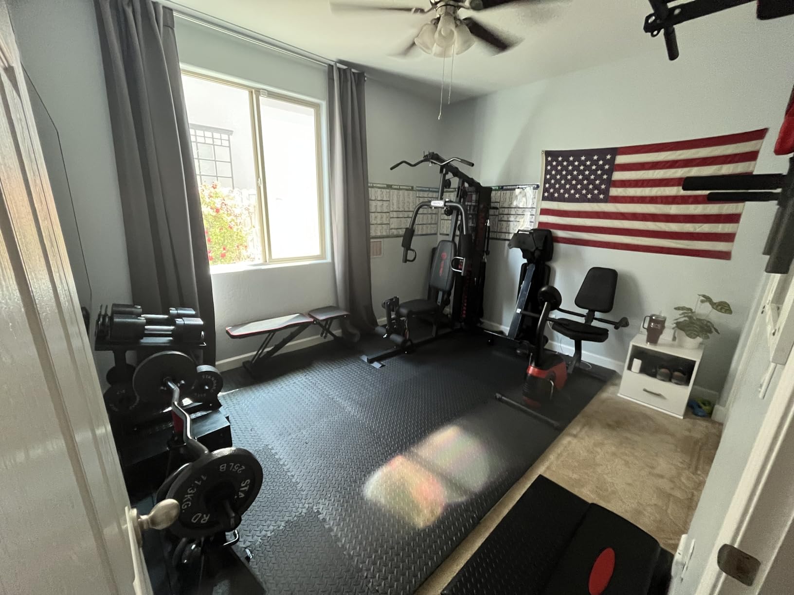 REP Nighthawk Adjustable Weight Bench | Incline Decline Flat Workout Bench | Heavy Duty Fitness and Strength Training Equipment | Foldable Space Saving Design customer photo 2