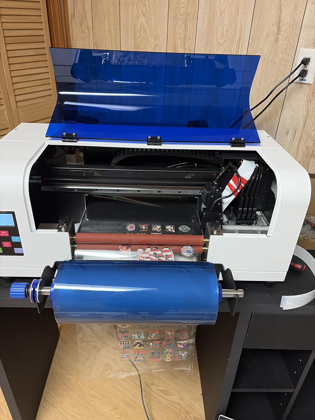 A3+ DX7 UV DTF Sticker Printer Come with Software A/B Film and Inks | Automatic Laminating, Automatic Cleaning, Installed White Ink Circulation, Easy to Setup and Operating customer photo 2