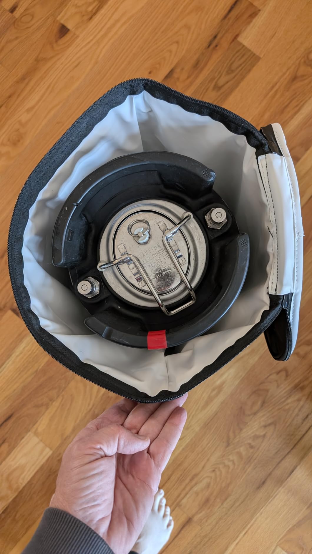 Holdly Keg Cooler for Home Brew - Portable 5 Gallon Keg Cooler Bag with Waterproof Lining and Durable Oxford Cloth customer photo 1