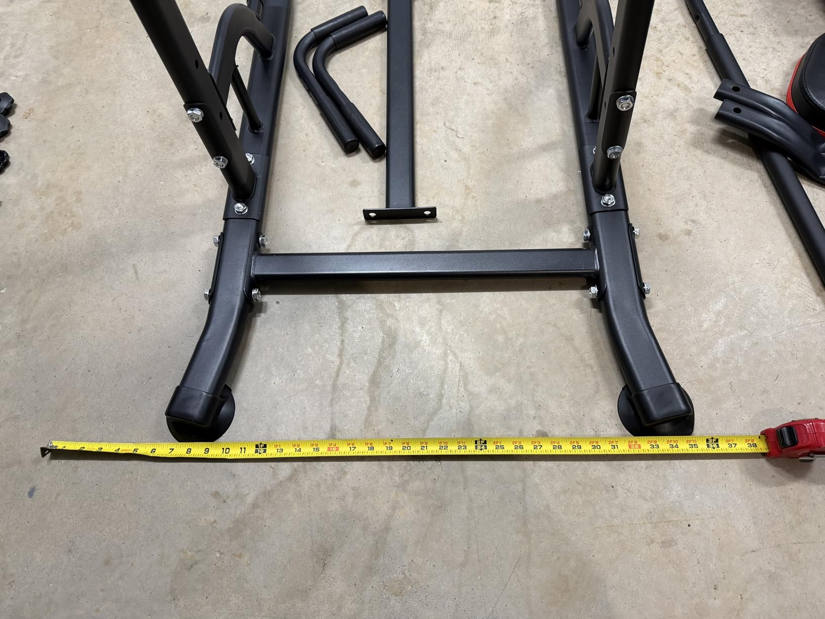Outdoor Basic Power Tower, Pull Up Bar and Dip Station for Home Gym, 1400LBS Weight Capacity, Adjustable Height, Heavy Duty Steel Frame for Calisthenics, Strength Training Fitness Equipment customer photo 2