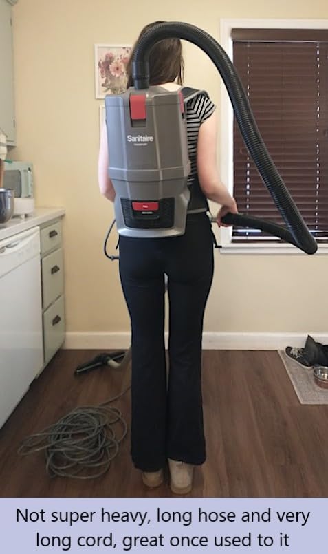 Sanitaire Transport Corded Backpack Vacuum, SC570A customer photo 1