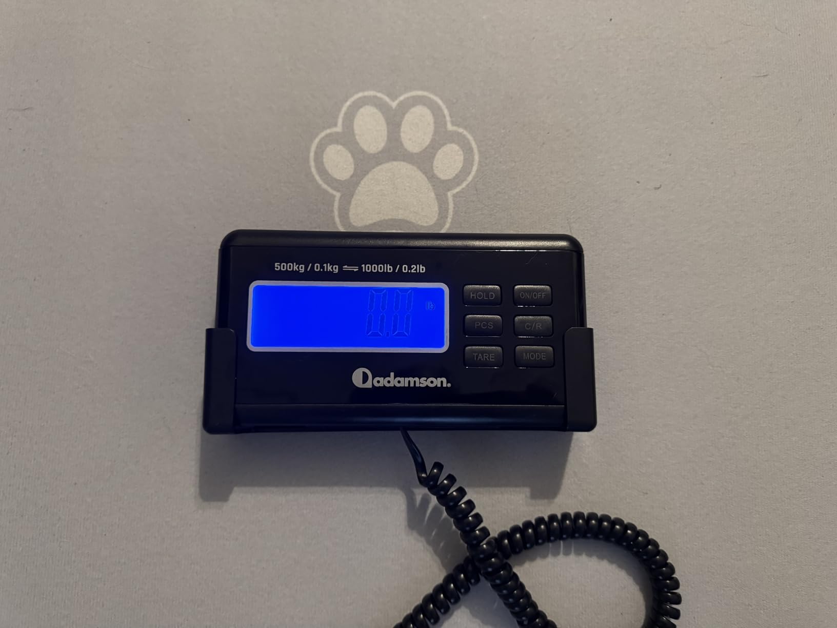 Adamson Livestock Scale 1100 lb / 500 kg - Heavy Duty Digital Scale for Sheep, Pigs, Goats - Tare, Hold & PCS - Battery or AC Powered customer photo 2