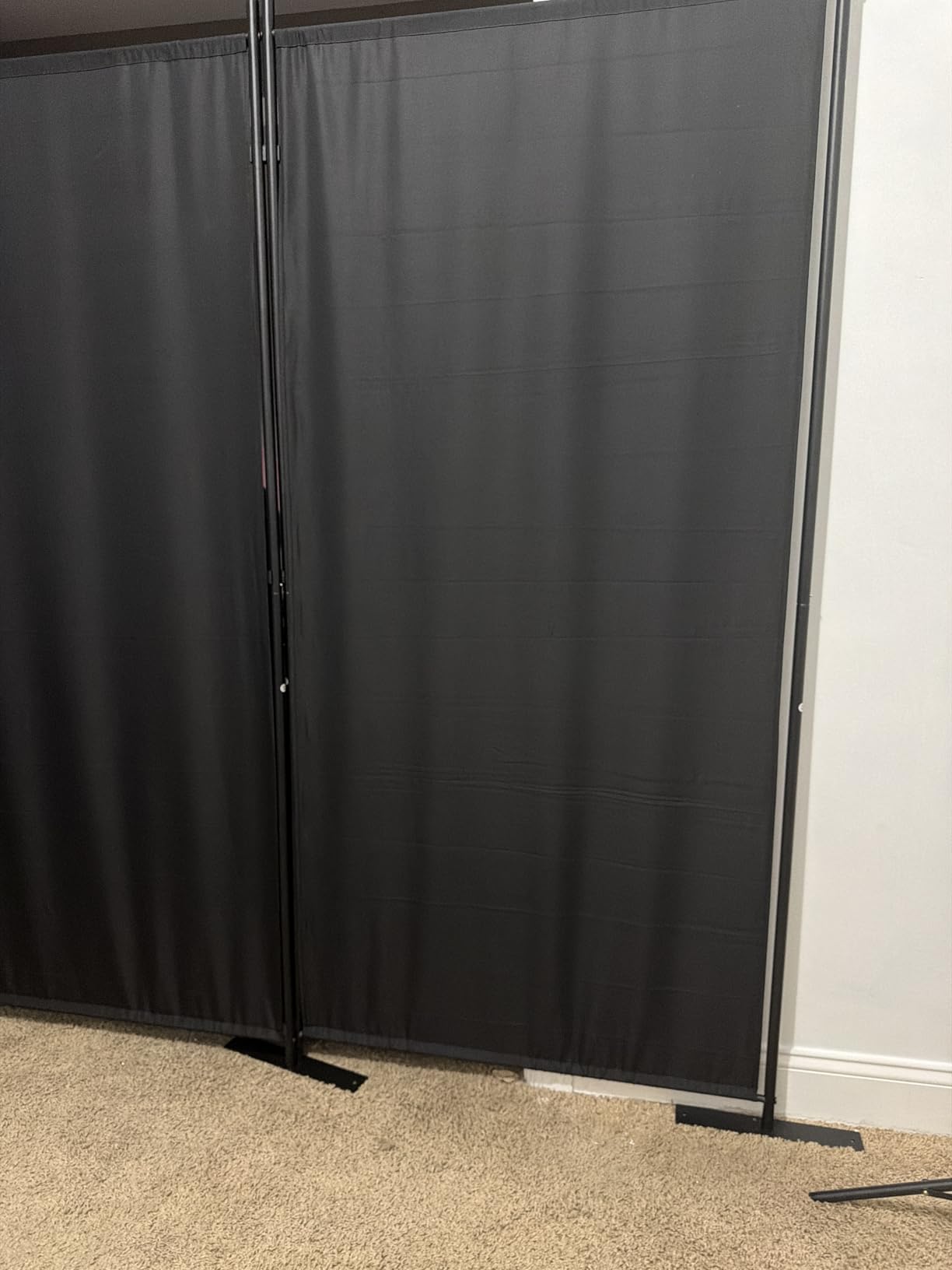 C-Hopetree 10 Panels Room Divider, 6 Ft Tall Indoor Folding Privacy Screen, Portable Partition Separator, Freestanding Separation Temporary Wall for Office, Bedroom, 197