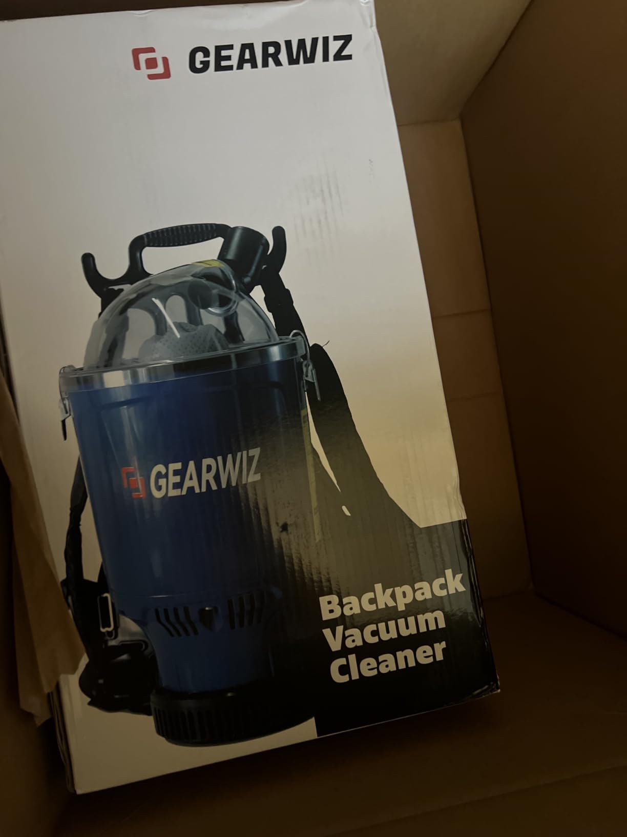Gearwiz Backpack Vacuum Cleaner - 1000W Shoulder Vacuum with 25KPA Suction, Bagged or Bagless Use, Adjustable Harness, Double Filtration, Washable Dust Bag & Tools for Home, Office, Stairs & Cars customer photo 1