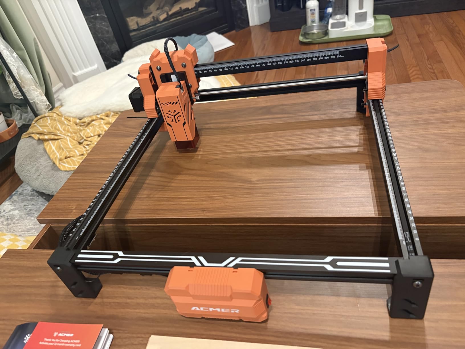 ACMER S2 Laser Engraver, 7000mW Laser Cutter Engraving Machine | 0.01mm Precision, 300×300mm Engraving Area, 10000mm/min Speed, for Wood, Metal, Acrylic, Leather, DIY & Education customer photo 2