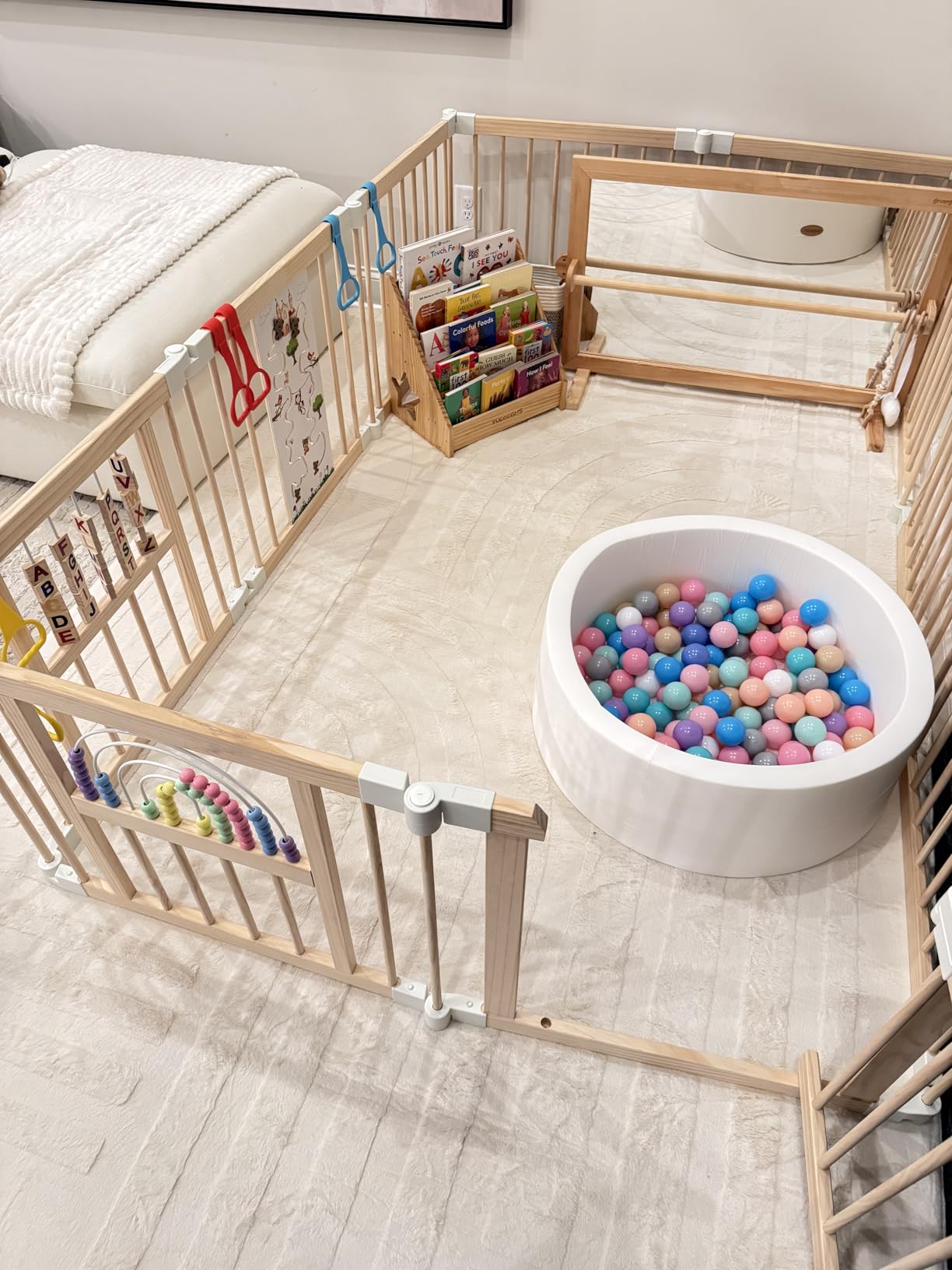 Huloo Sleep Ultra Soft Fluffy Baby Play Mat for Floor, 1.3