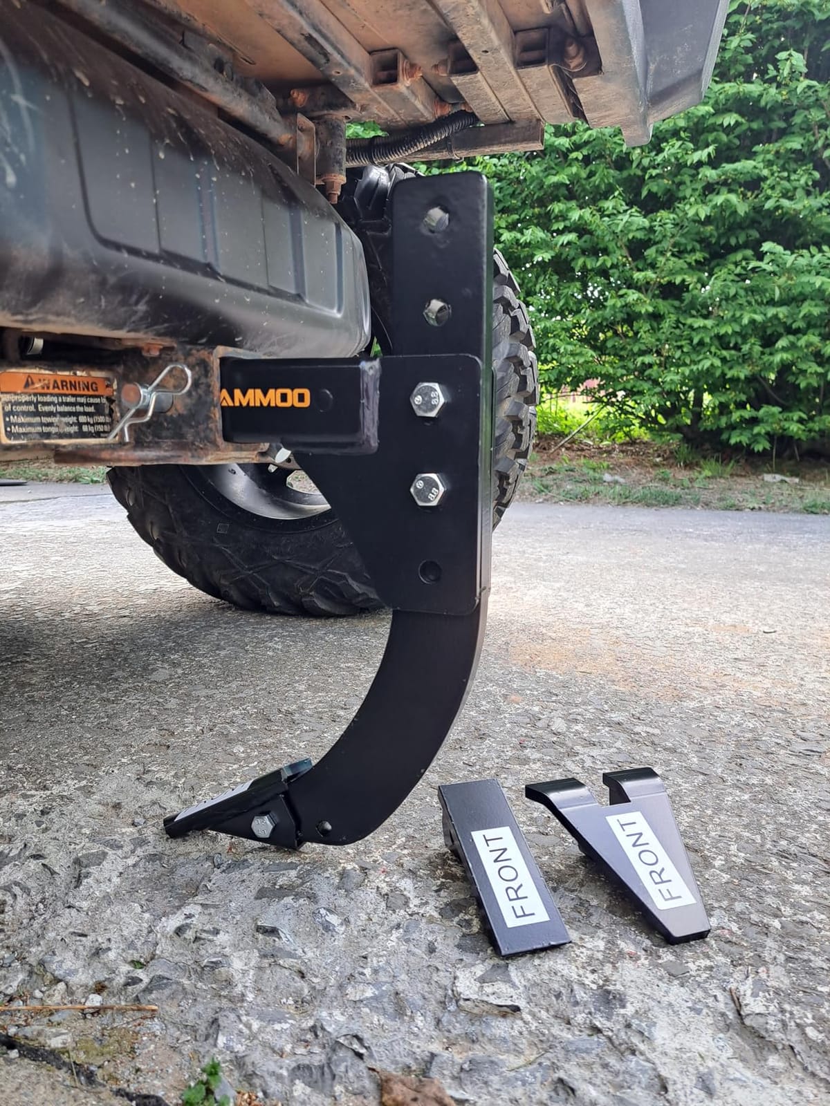 CAMMOO Hitch Mounted Trencher Ripper, 2