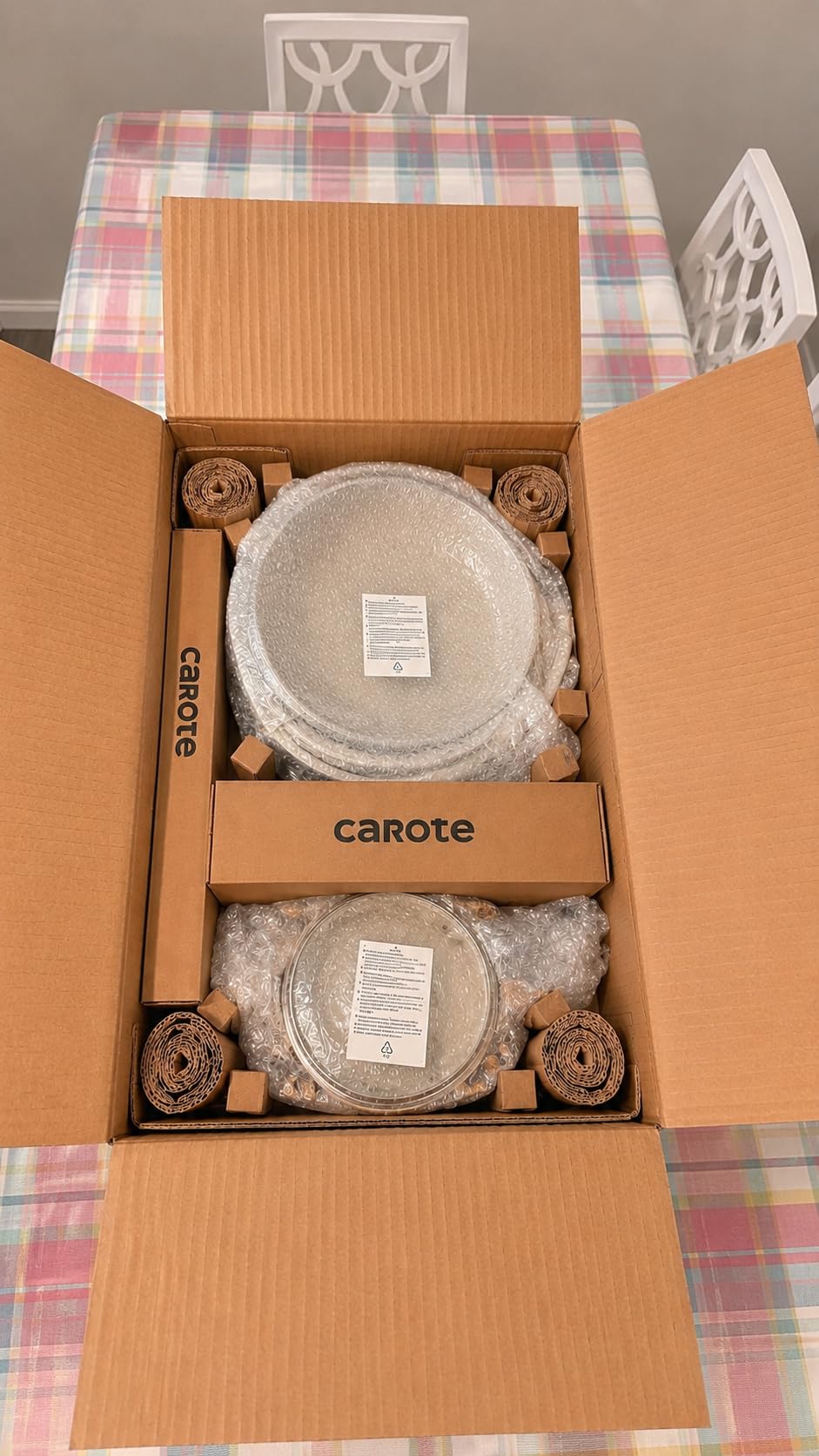 CAROTE 21pcs Ceramic Cookware Set, Pots and Pans Set | Non-Toxic Healthy Induction Cooking Set, Easy Clean, Fast & Even Heating, Fit All Stovetops, PFAS FREE customer photo 2
