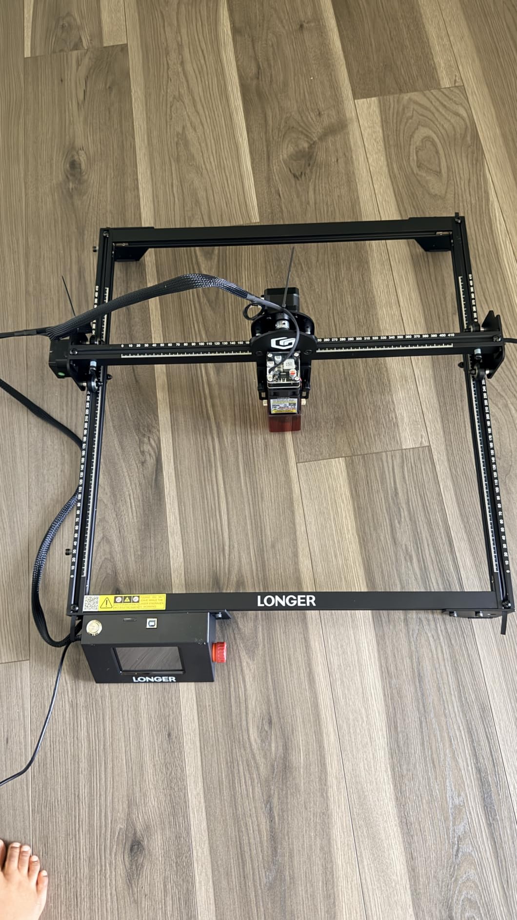 LONGER Laser Engraver Ray5 10W, 60W DIY Cutter and Engraving Machine with 3.5