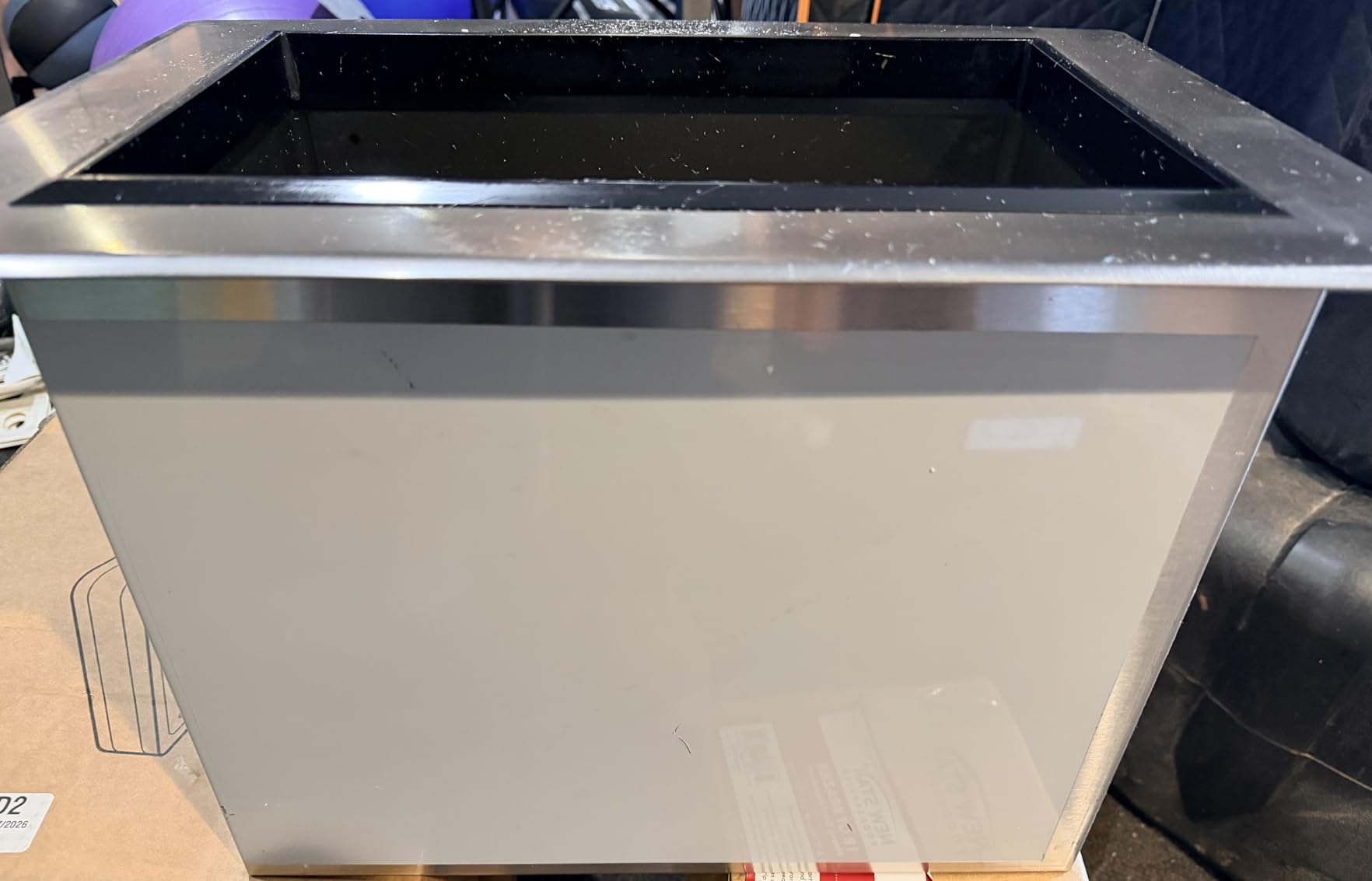 HARDURA Drop-in Stainless Steel Ice Bin, Commercial Insulated Ice Chest with Sliding Cover for Storing Ice Cold Wine Beer customer photo 1
