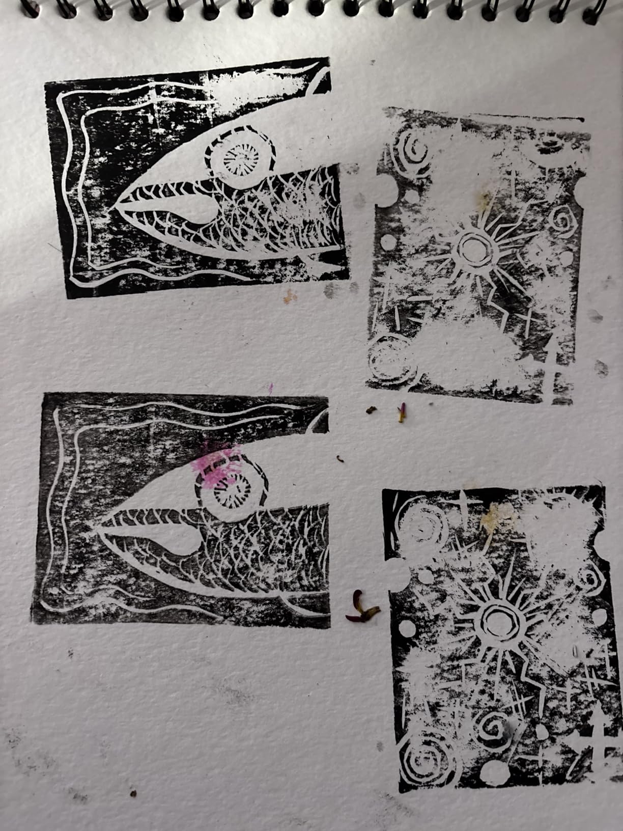 Linocut Kit for Beginners Stamp Making Set with Linoleum Blocks for Printmaking & Linocut Tools customer photo 1