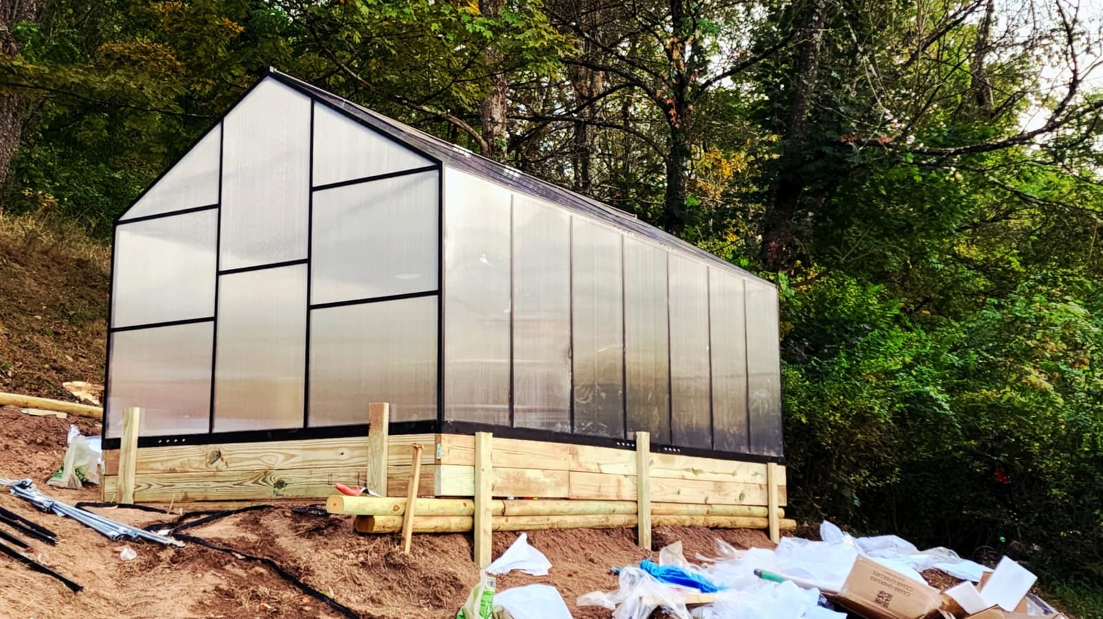 6x10FT Greenhouse with Hygrometer, Windproof Warm Plant Green Houses | Polycarbonate Green House with UV Protection, Heavy Duty Greenhouse with Aluminum Frame, Roof Vent & Quick-Install Design customer photo 1