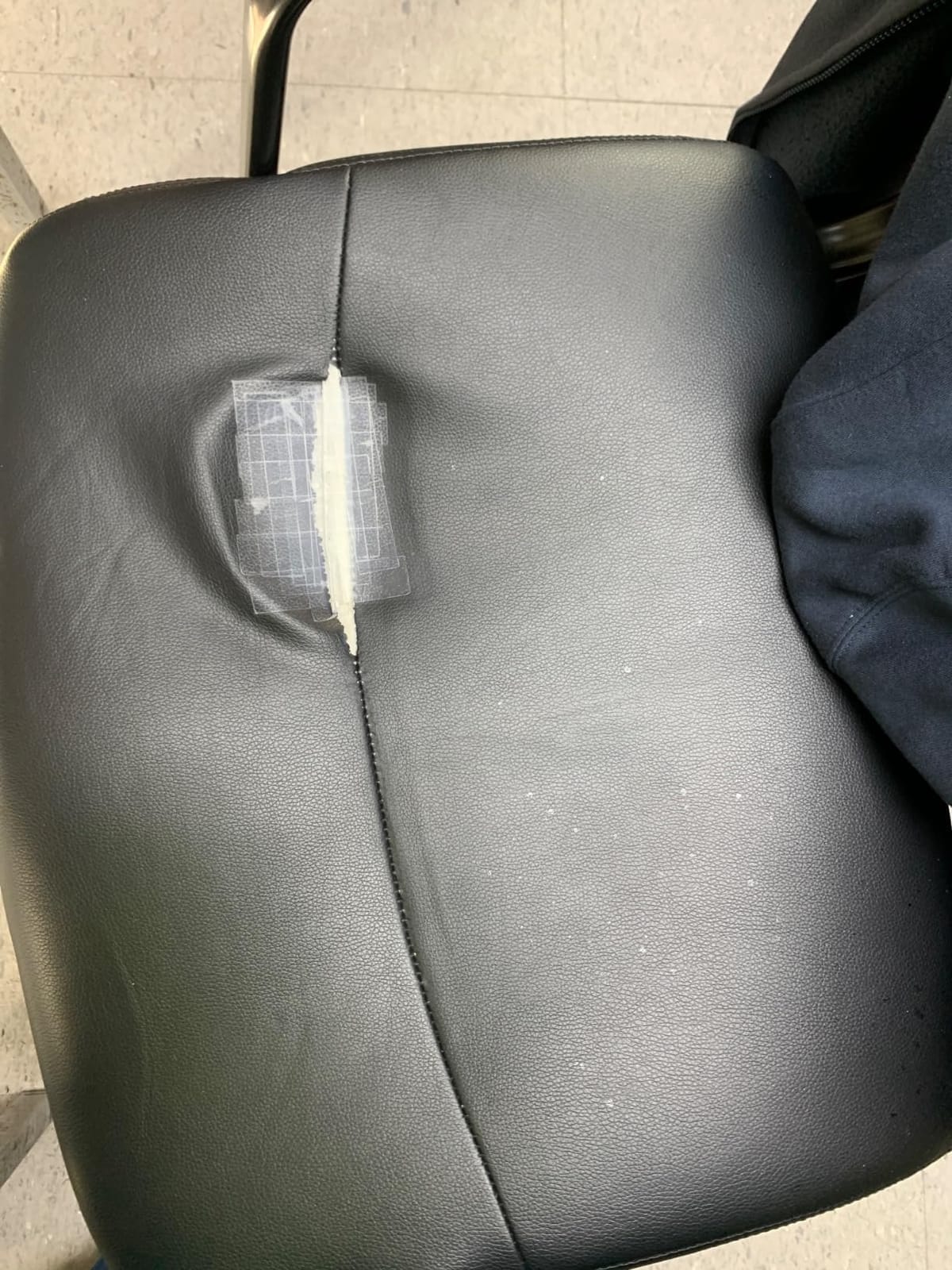OLIXIS Waiting Room Chairs, Guest Chair, Faux Leather | PU Leather, Padded Armrest, 500lbs, Reception Lobby Conference Office, Medical Bedroom Elderly, Brown customer photo 1