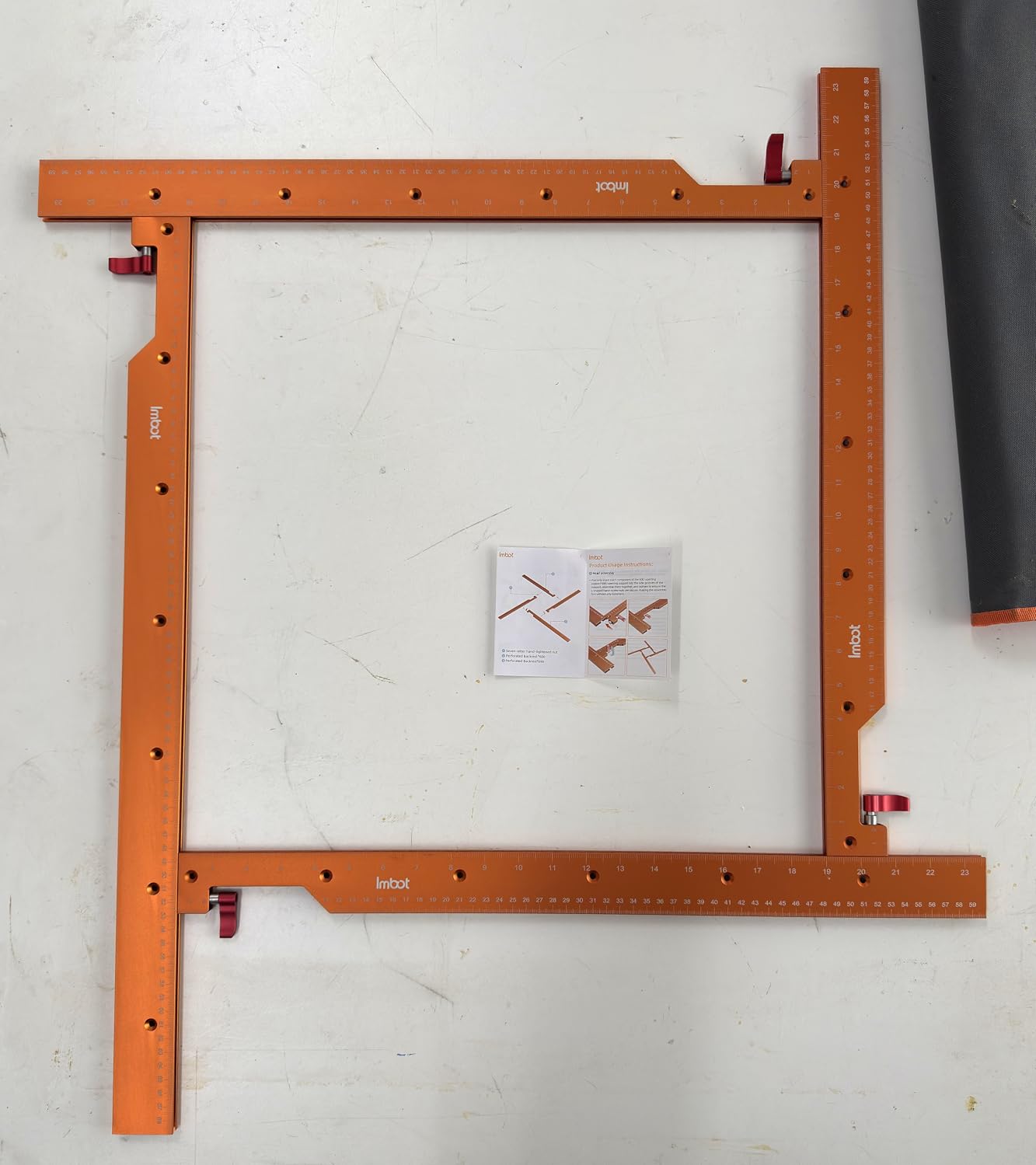 Imbot Adjustable Rectangle Router Jig 21.85 inch Rectangular Slots Mortises, Professional Router Jig customer photo 2