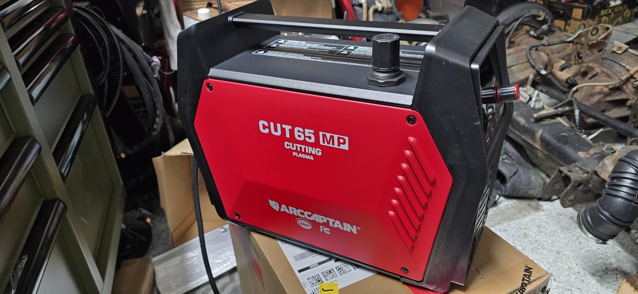 ARCCAPTAIN iControl CUT65 MP [CNC] Non-HF Plasma Cutter Machine, 65 Amp | APP Control, Blowback Pilot Arc, Plasma Gouging, Rust Removal, Expanded Metal, Pressure Detection, Upgraded LED Display customer photo 2