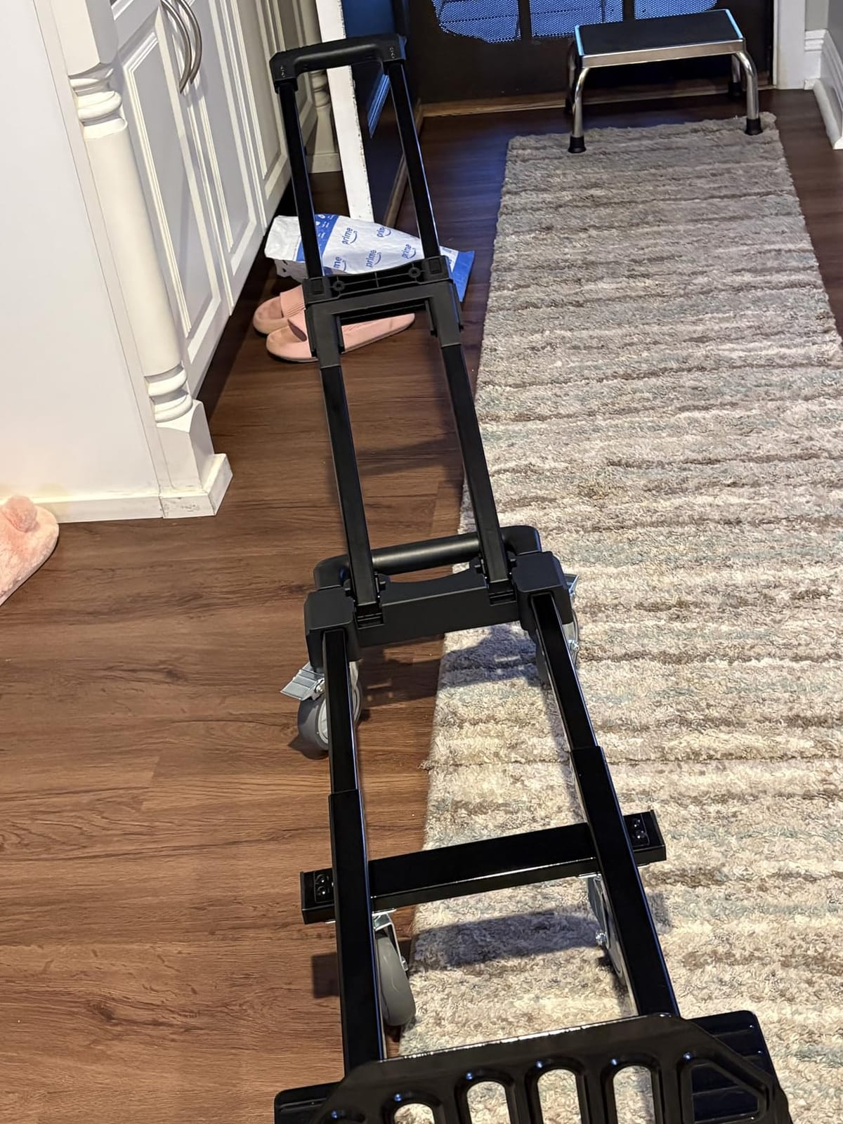 SIMPLI-Magic 2-in-1 Convertible Hand Truck & Dolly - 800 lb Capacity Heavy Duty Folding Platform Cart with Rubber Wheels for Moving Boxes, Furniture & Appliances customer photo 1