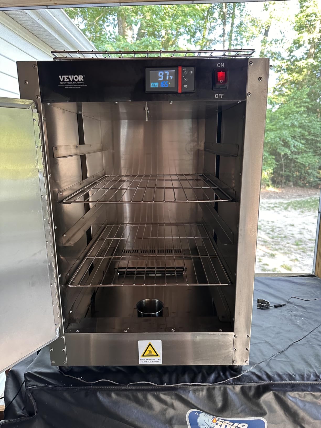 VEVOR Electric Hot Box Food Warmer, 4-Tier Commercial Warming Cabinet with Water Tray, Double-Door and Adjustable Shelves, Stainless Steel Food Warmer Cabinet, for Restaurant, Kitchen, Pizza, Chicken customer photo 2