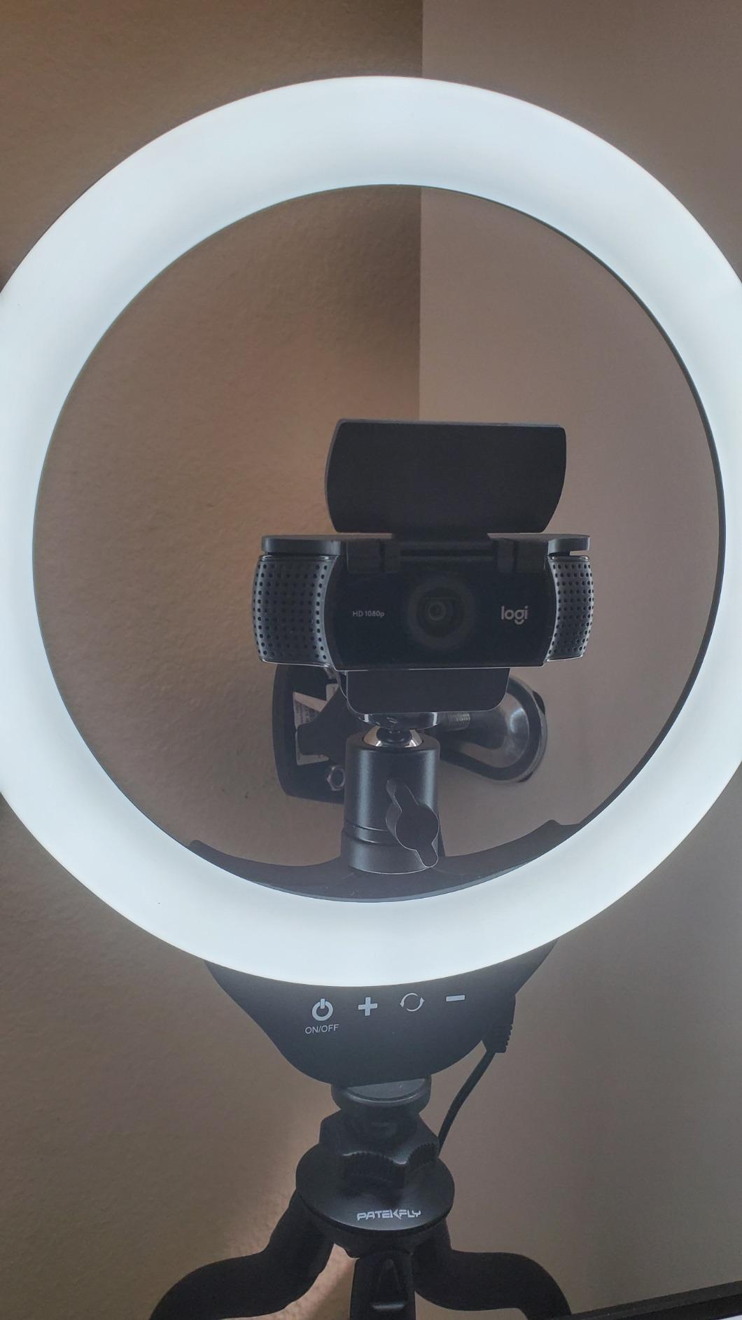 Torjim 12 Inch Video Light Kit for Creators | 30W High Brightness | Studio Lights with Tripod Stand & Phone Holder | 3000-6500K Adjustable Photography Lighting for YouTube Streaming Home Studio customer photo 2