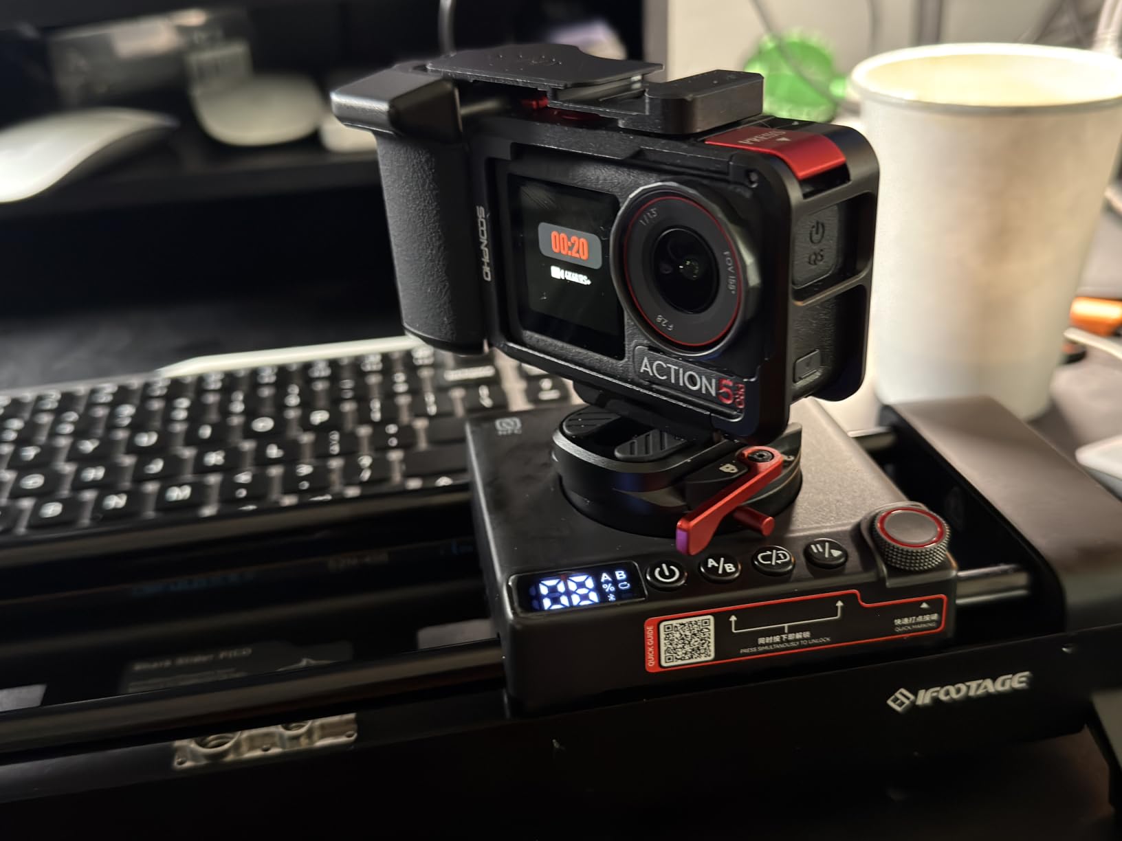 IFOOTAGE Shark Slider Pico Motorized Mini Slider 15.7