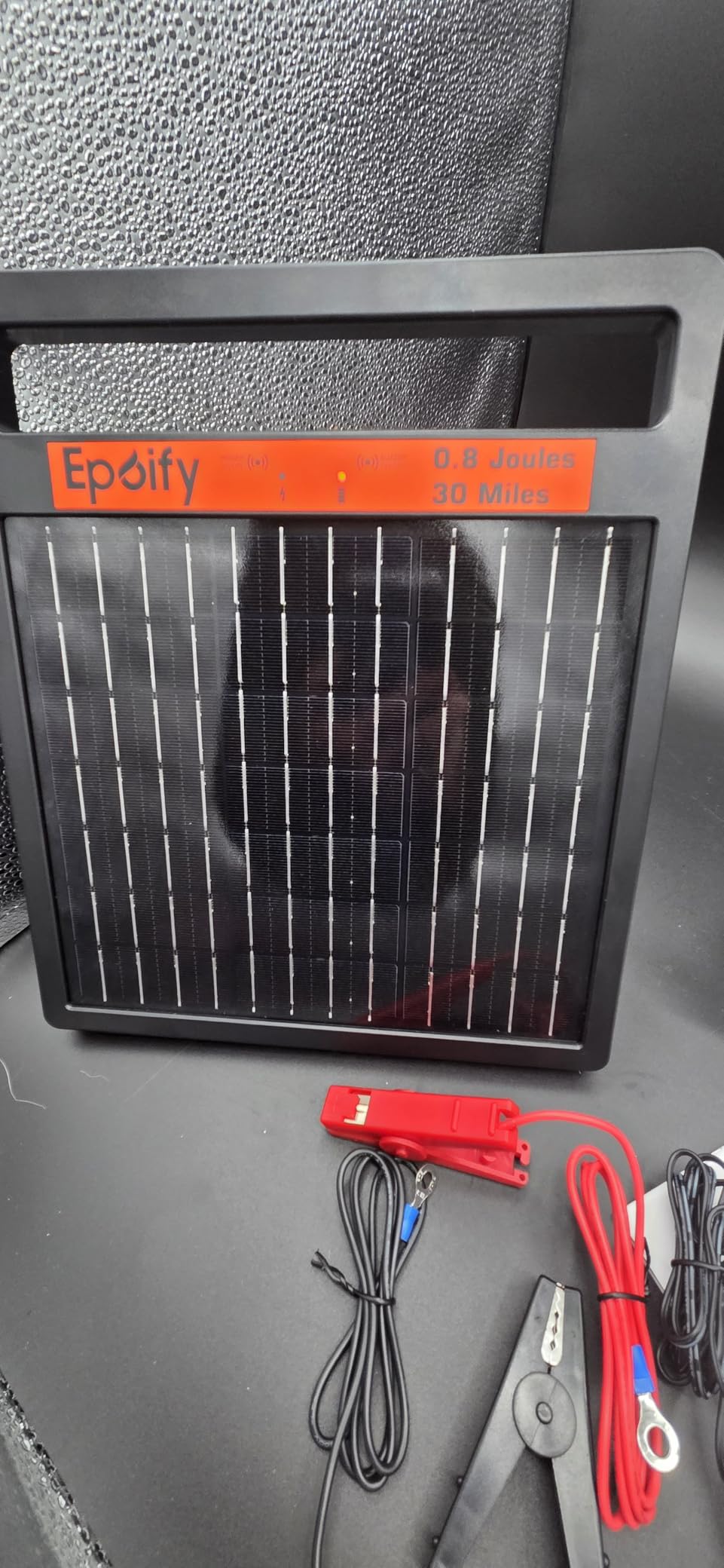 Solar Electric Fence Charger LD02, 1.2J with Short Circuit Alarm | 8W High-Efficiency Solar Panel, Solar + AC Backup, 10000mAh Long Runtime, 45-Mile Coverage, Sealed Magnetic Switch customer photo 2
