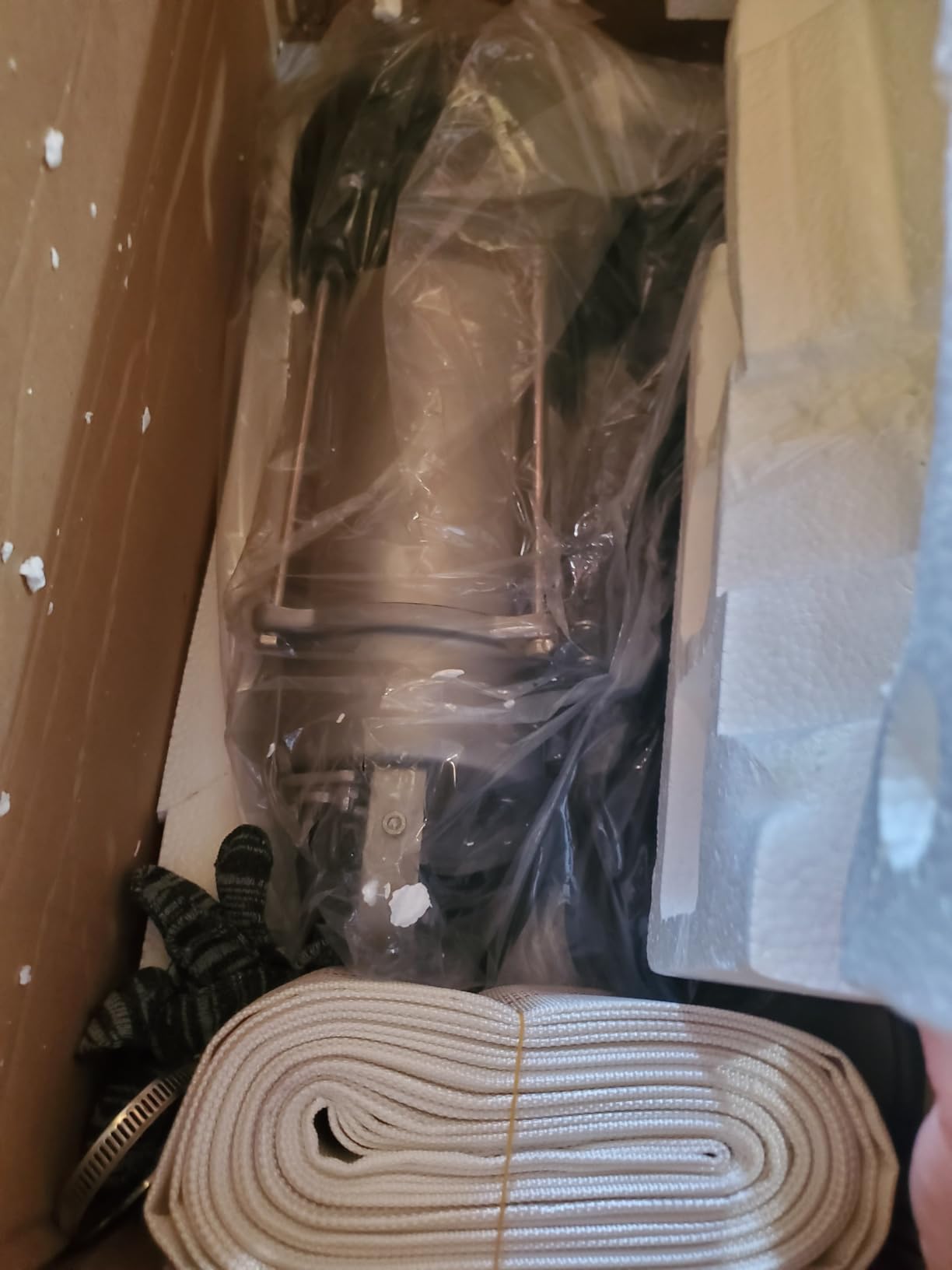 1HP Submersible Sewage Grinder Pump, Stainless Steel Housing, 2