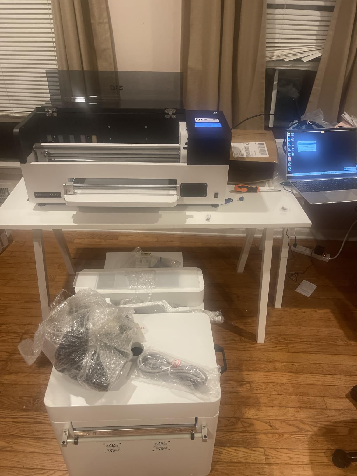 DXZ 2026 14'' A3 DTF Printer Bundle, F1080 Printhead High Speed DTF Machine for Multi-Fabric, One-Click Print-to-Bake & 24/7 Auto-Maintenance, 2-Year Ink Included customer photo 2