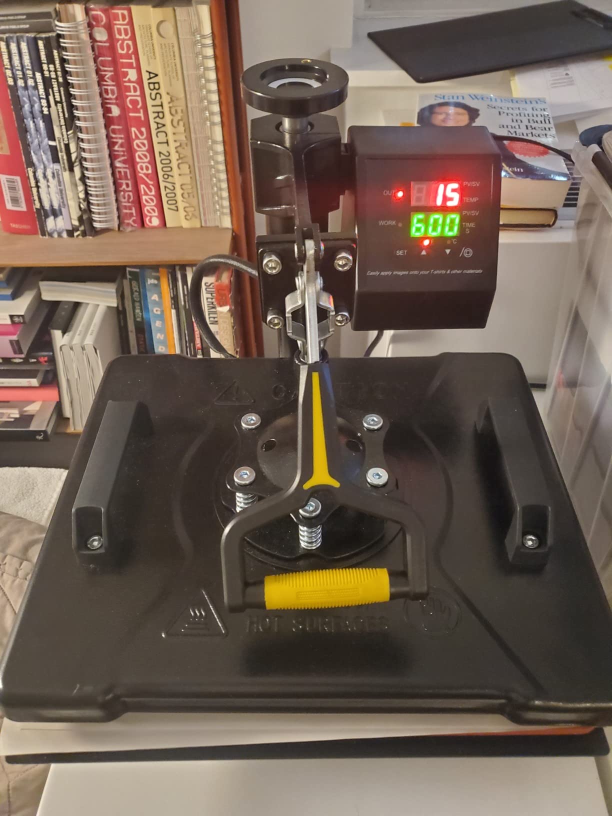 Slendor 15x15 inch 5 in 1 Swing Away Heat Press Machine for T Shirts | Upgrade your DIY projects and small business with a 15x15