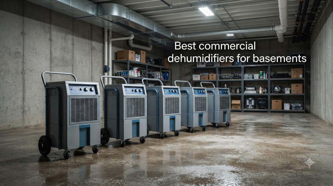 Best commercial dehumidifiers for basements
