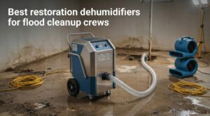 Best restoration dehumidifiers for flood cleanup crews