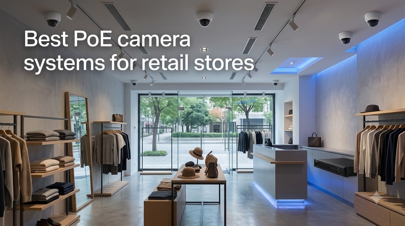 Best PoE camera systems for retail stores