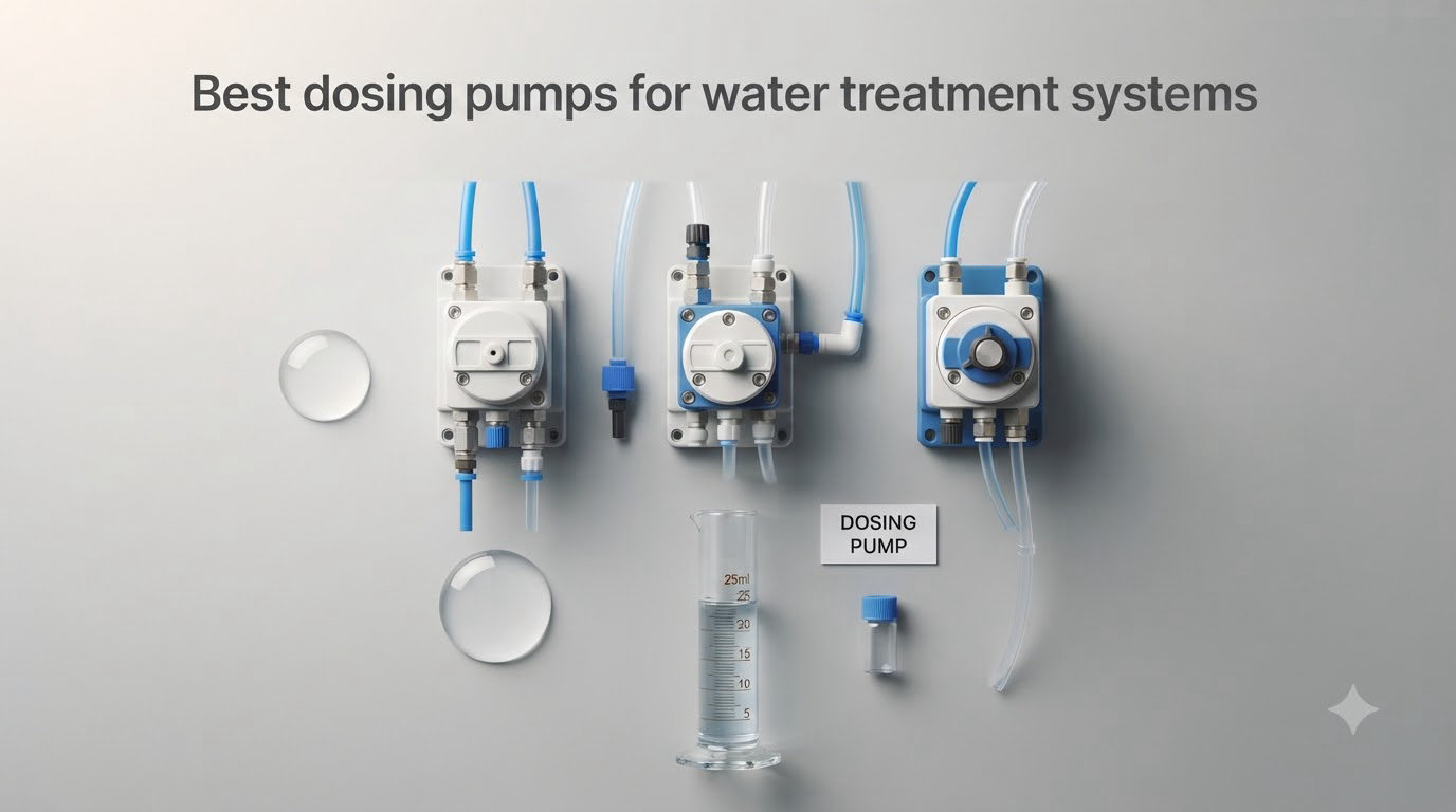 Best dosing pumps for water treatment systems