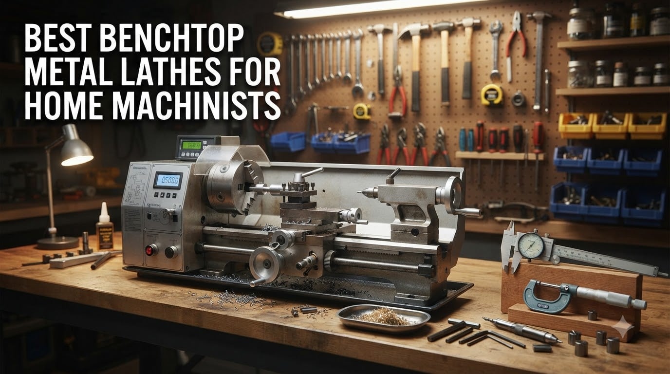 Best benchtop metal lathes for home machinists