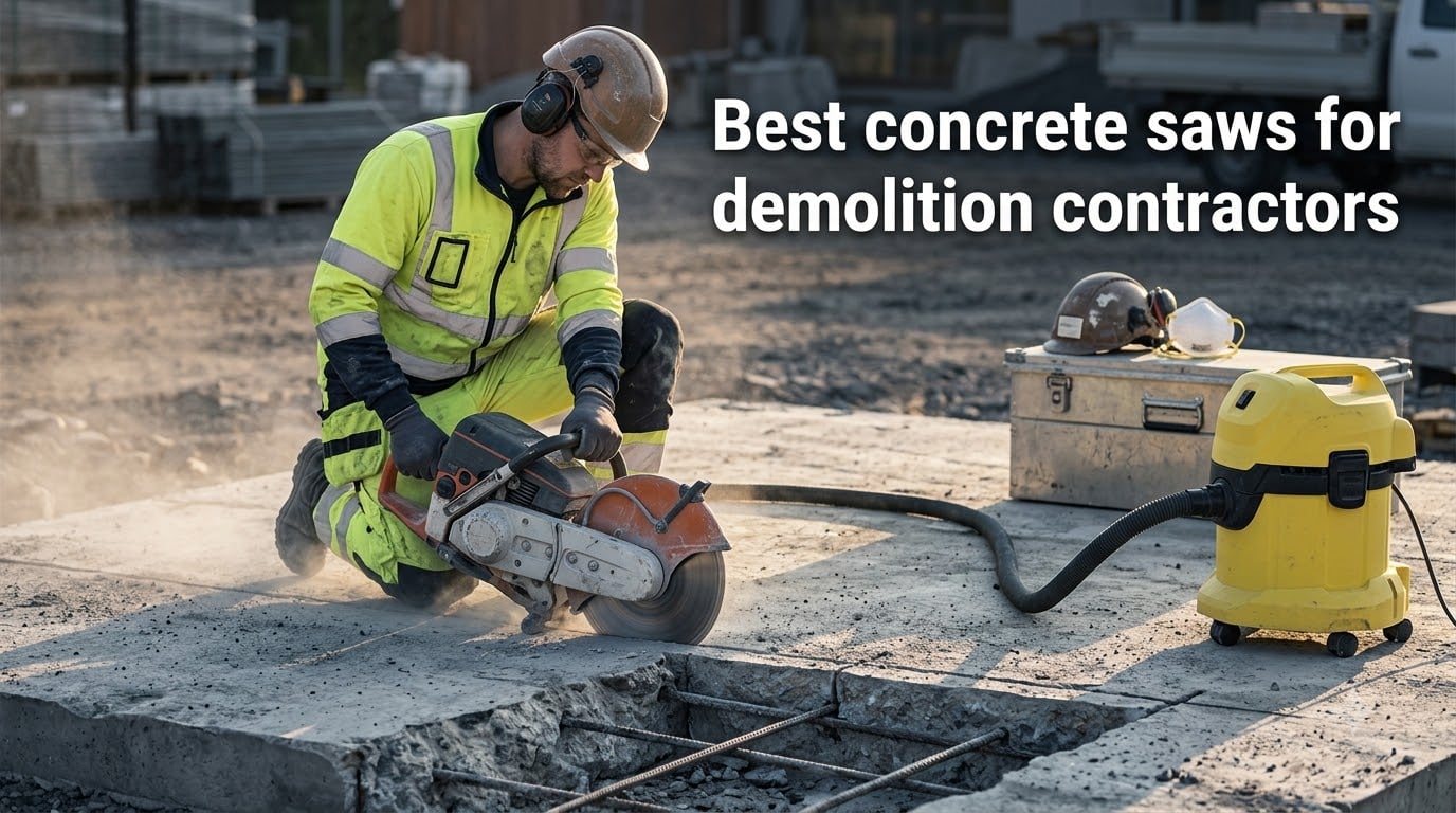 Best concrete saws for demolition contractors