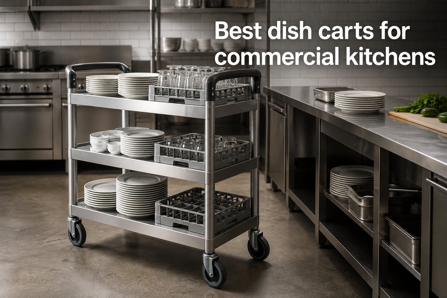 Best dish carts for commercial kitchens